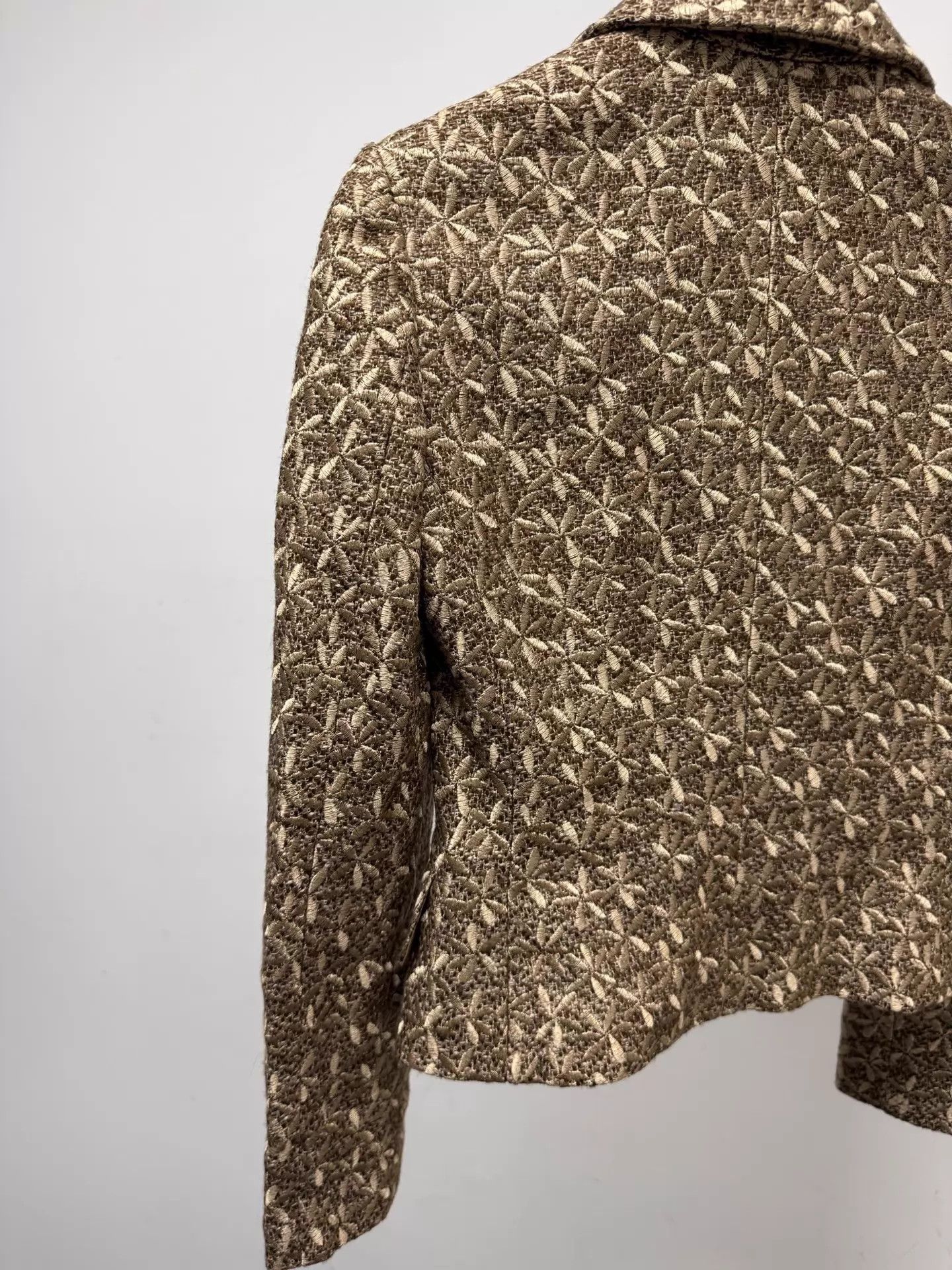 Vivienne Tam Vivienne Tam Classic Brown Print Short Jacket Size XS / US 0-2 / IT 36-38 - 5 Thumbnail