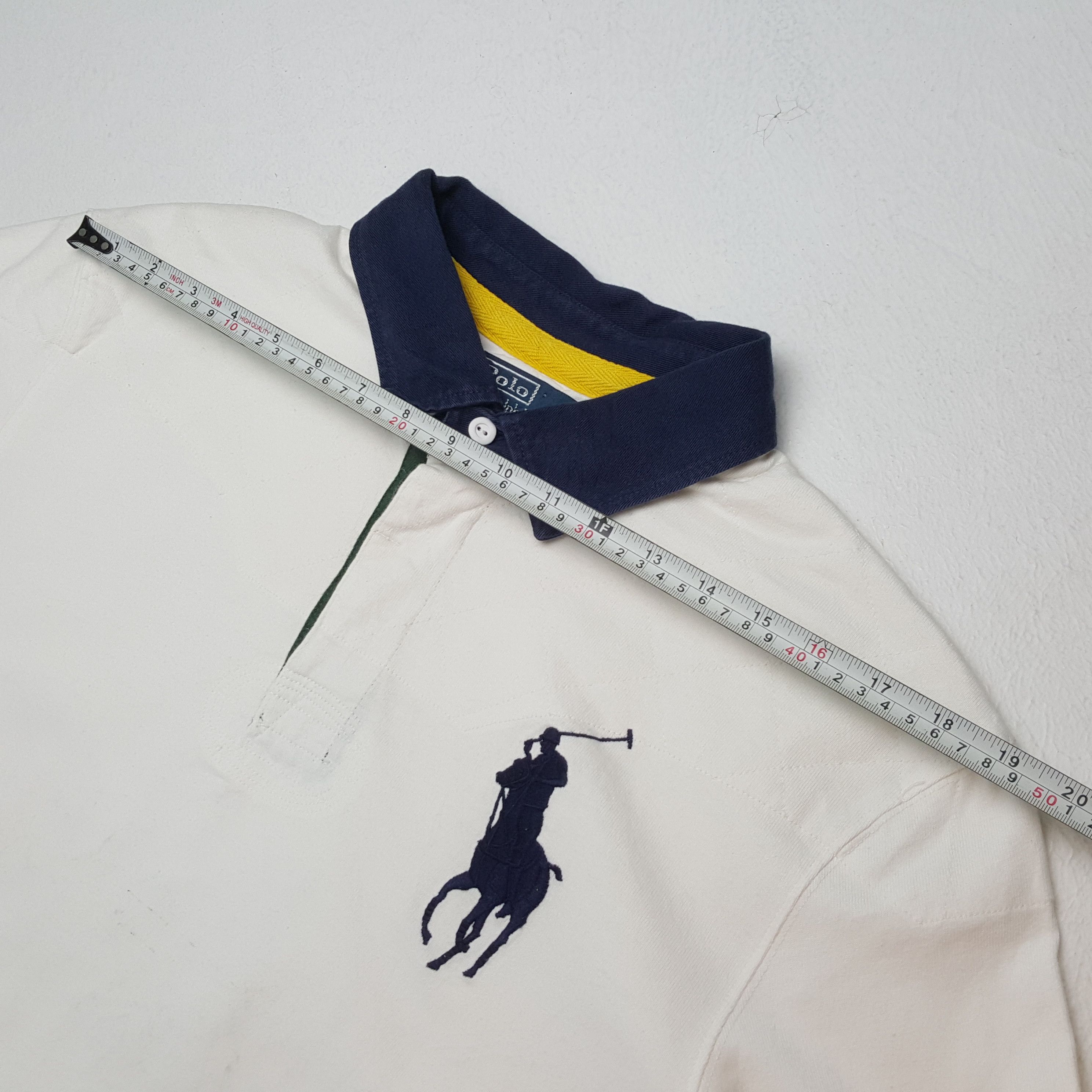 Polo Ralph Lauren × Vintage POLO by RALPH LAUREN Fashion Style Long Sleeve Polos Size US XL / EU 56 / 4 - 5 Thumbnail