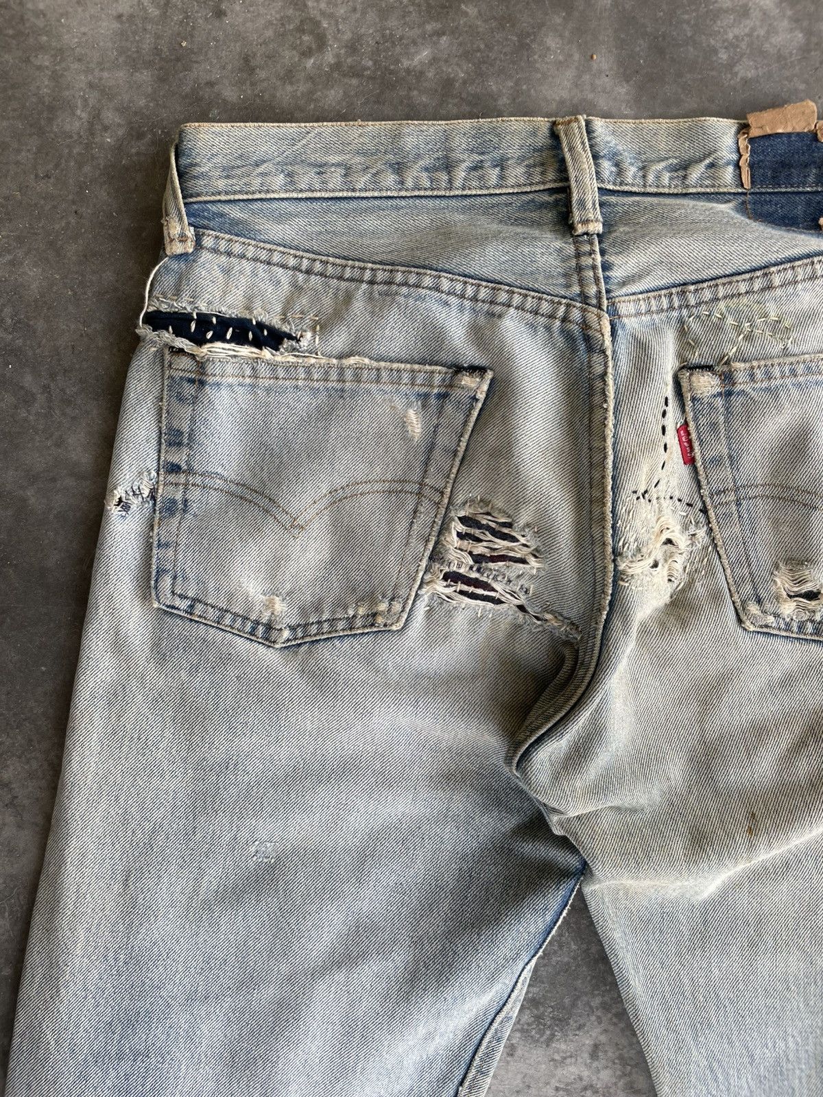 Levi's VTG 80s Levi's 501 Redline #524 #boro Size US 30 / EU 46 - 10 Thumbnail