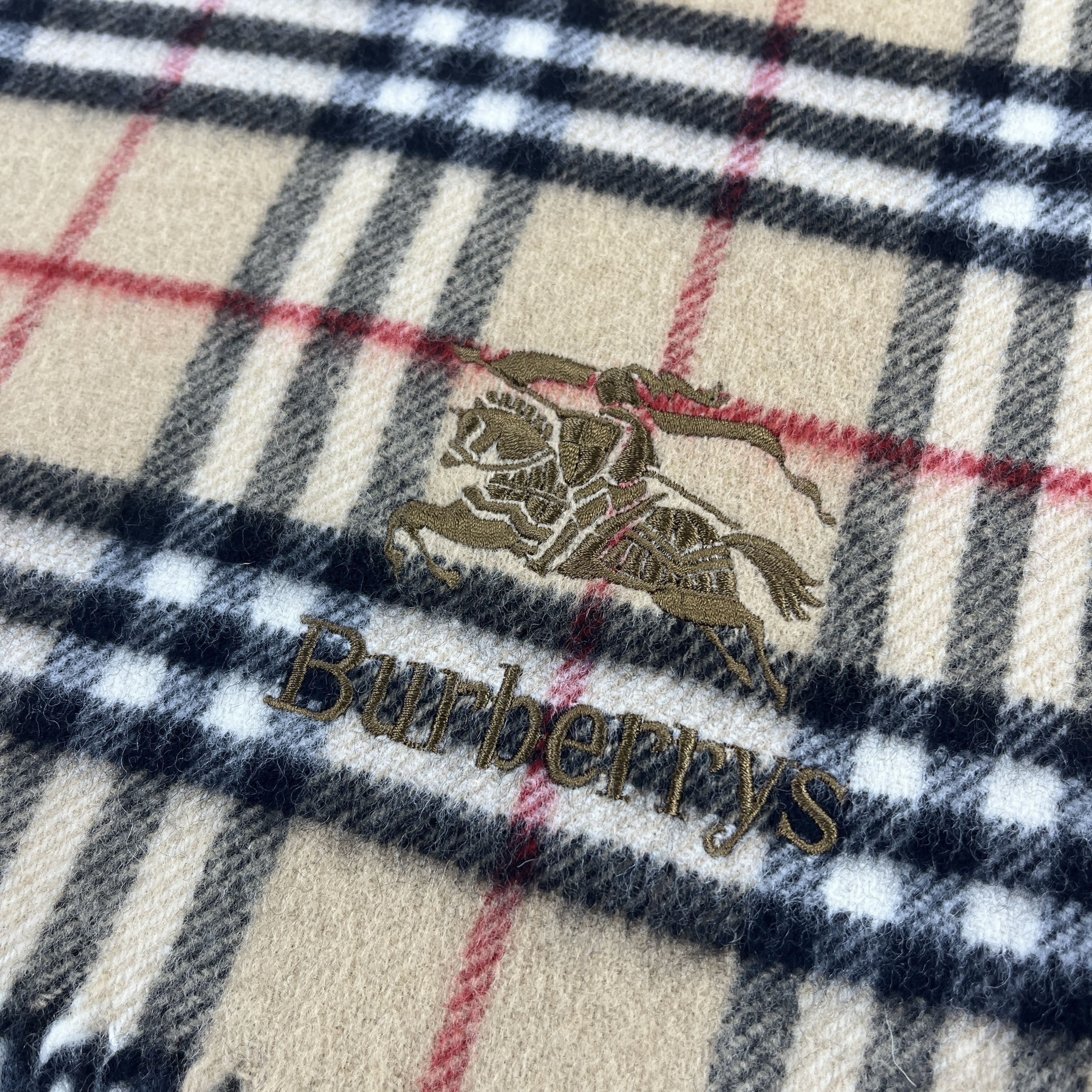 Burberry × Vintage Vintage Burberry Stole / Scarf / Muffler / Neckwear T986 Size ONE SIZE - 3 Thumbnail