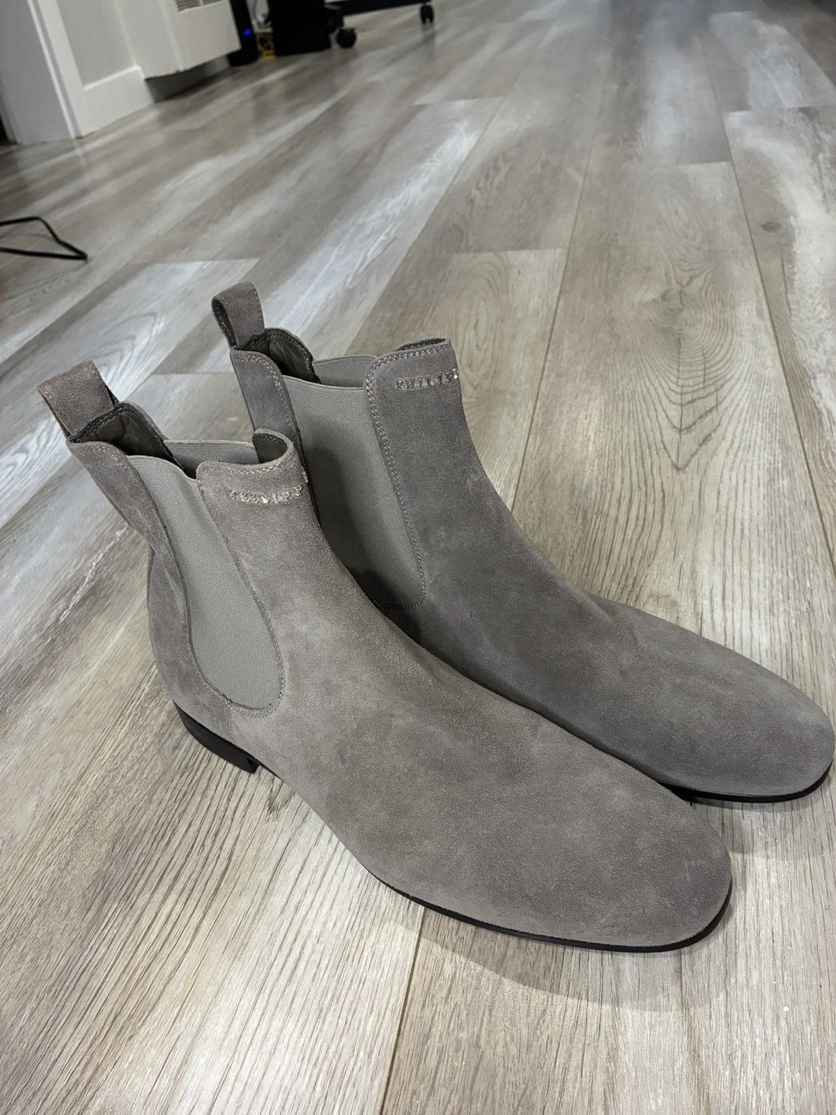 Philipp Plein Philipp Plein Chelsea Grey Boots Low Flat Size US 10 / EU 43 - 2 Thumbnail
