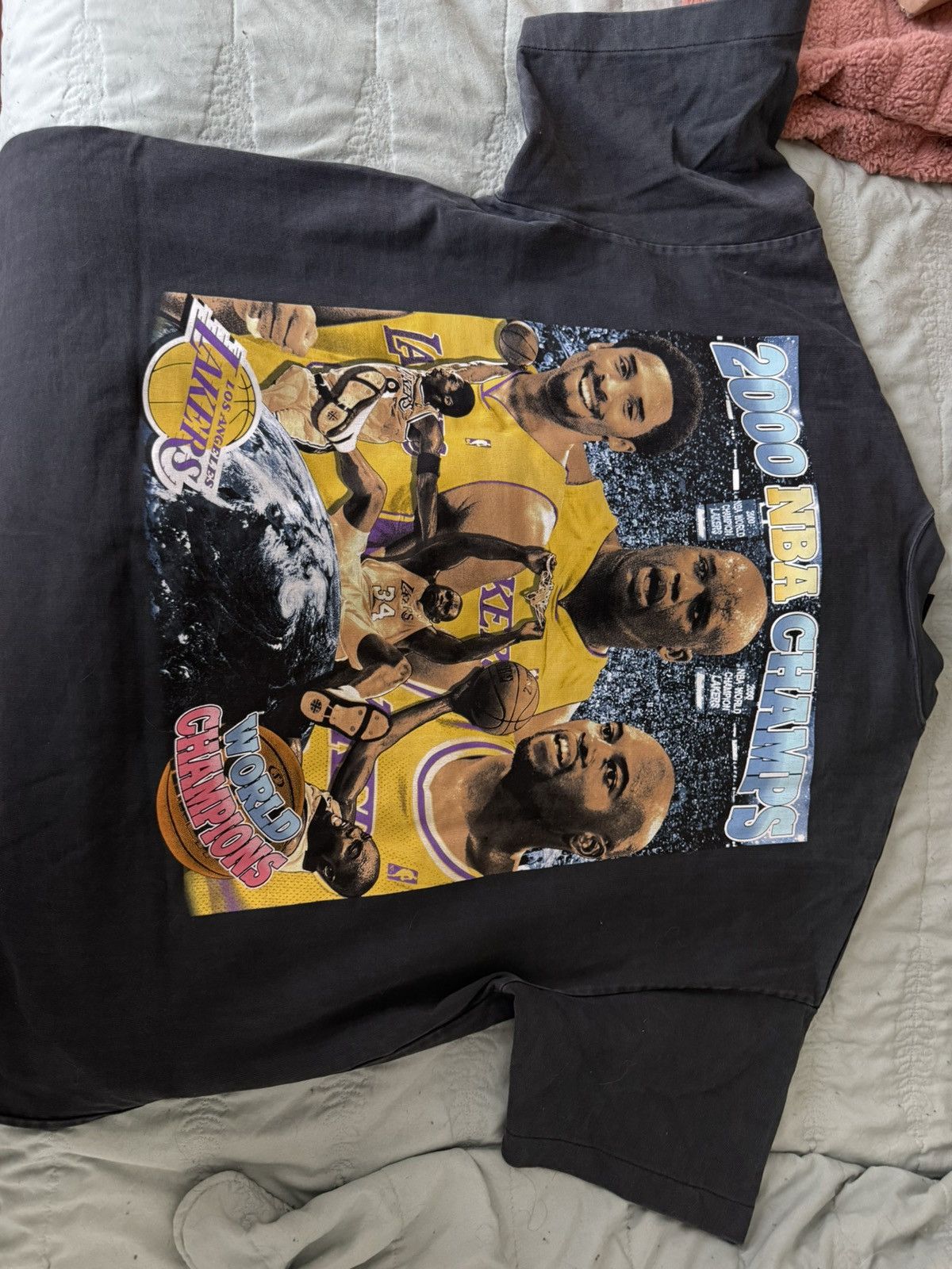 Vintage LA Lakers Vintage Tee Size US XXL / EU 58 / 5 - 2 Thumbnail