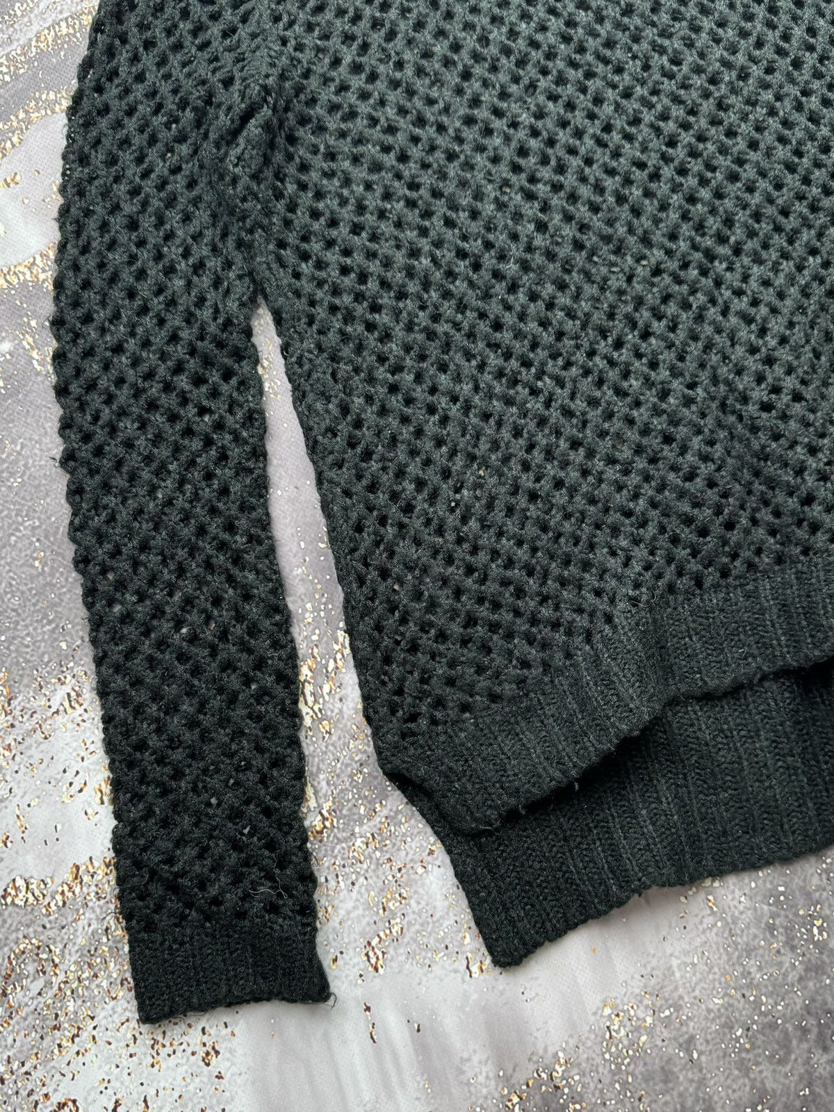 Japanese Brand Vintage Mesh Wool Sweater Size S / US 4 / IT 40 - 2 Thumbnail