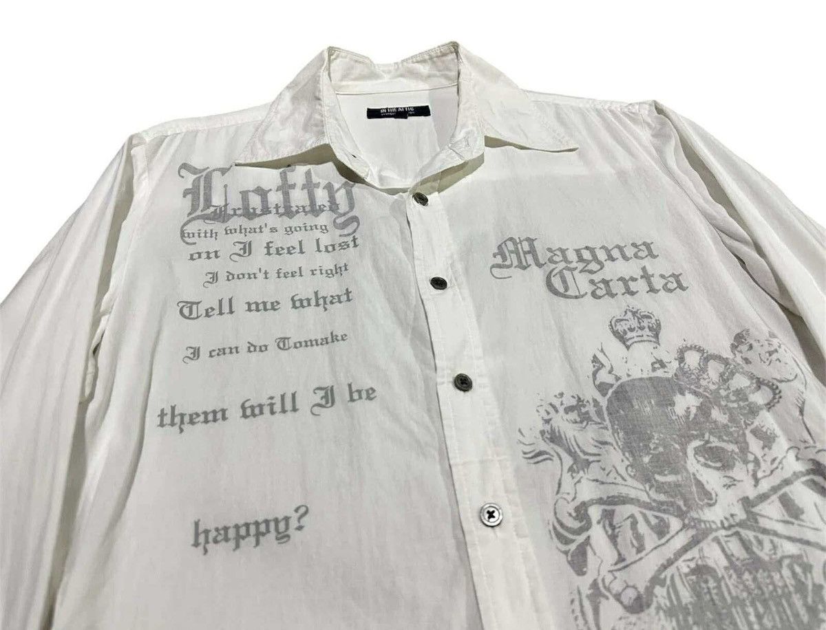 In The Attic 🔥Sick Y2K In The Attic Skull Poem Shirt Long Sleeve Punk Size US M / EU 48-50 / 2 - 5 Thumbnail