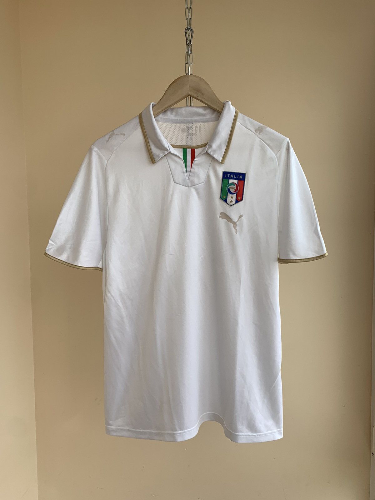 Puma Italy Away Football Jersey Puma 2008/2009 Vintage 2000s Size US M / EU 48-50 / 2 - 1 Thumbnail