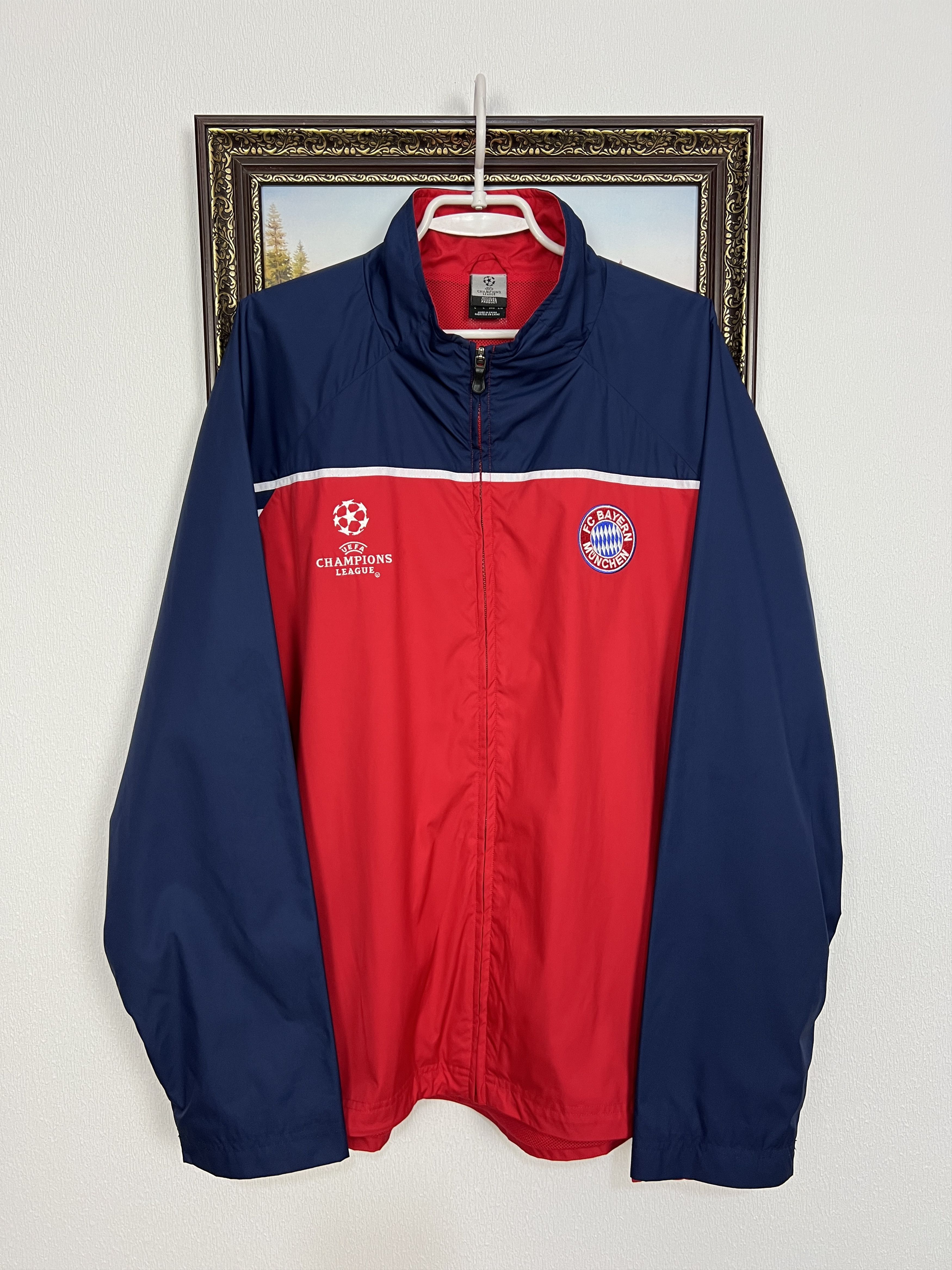 Adidas Vintage Adidas Bayern Munich Football Jacket Soccer Track Size US L / EU 52-54 / 3 - 1 Thumbnail