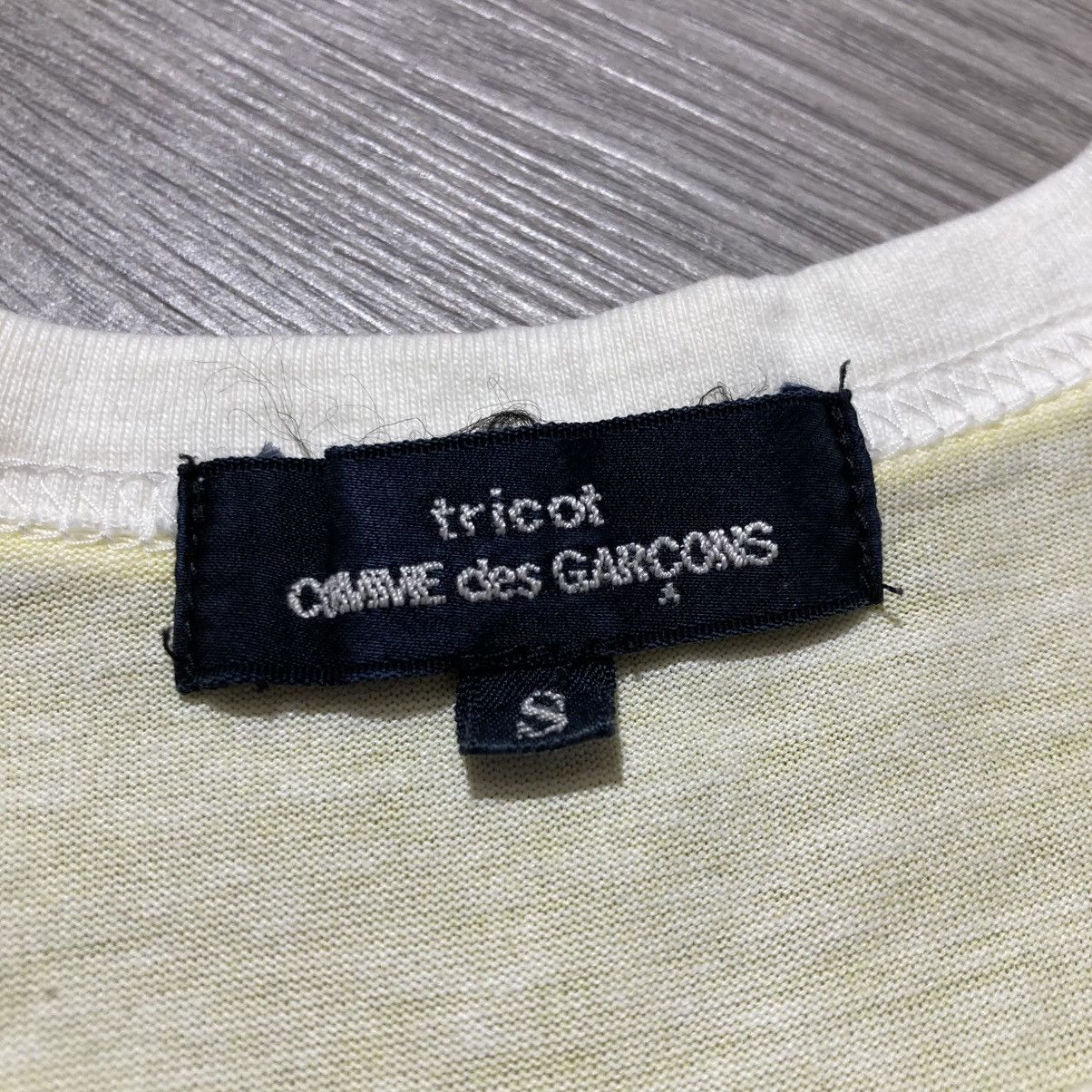 Japanese Brand 🇯🇵Vintage Tricot Comme Des Garcons Multi Pattern Tee Designer Size US XS / EU 42 / 0 - 12 Thumbnail