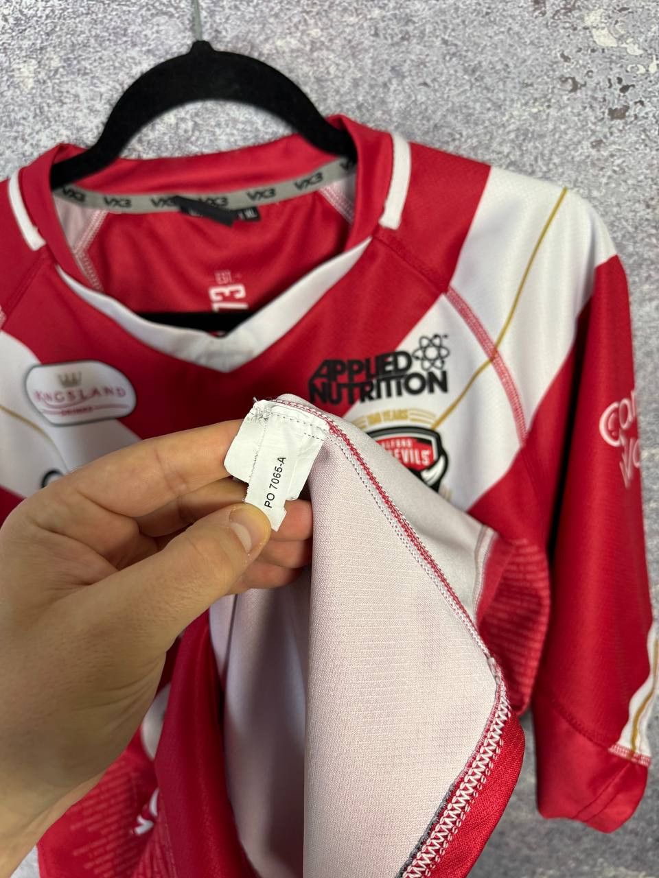 Vintage Salford Red Devils Rugby Jersey Men's Size XL Size US XL / EU 56 / 4 - 14 Thumbnail