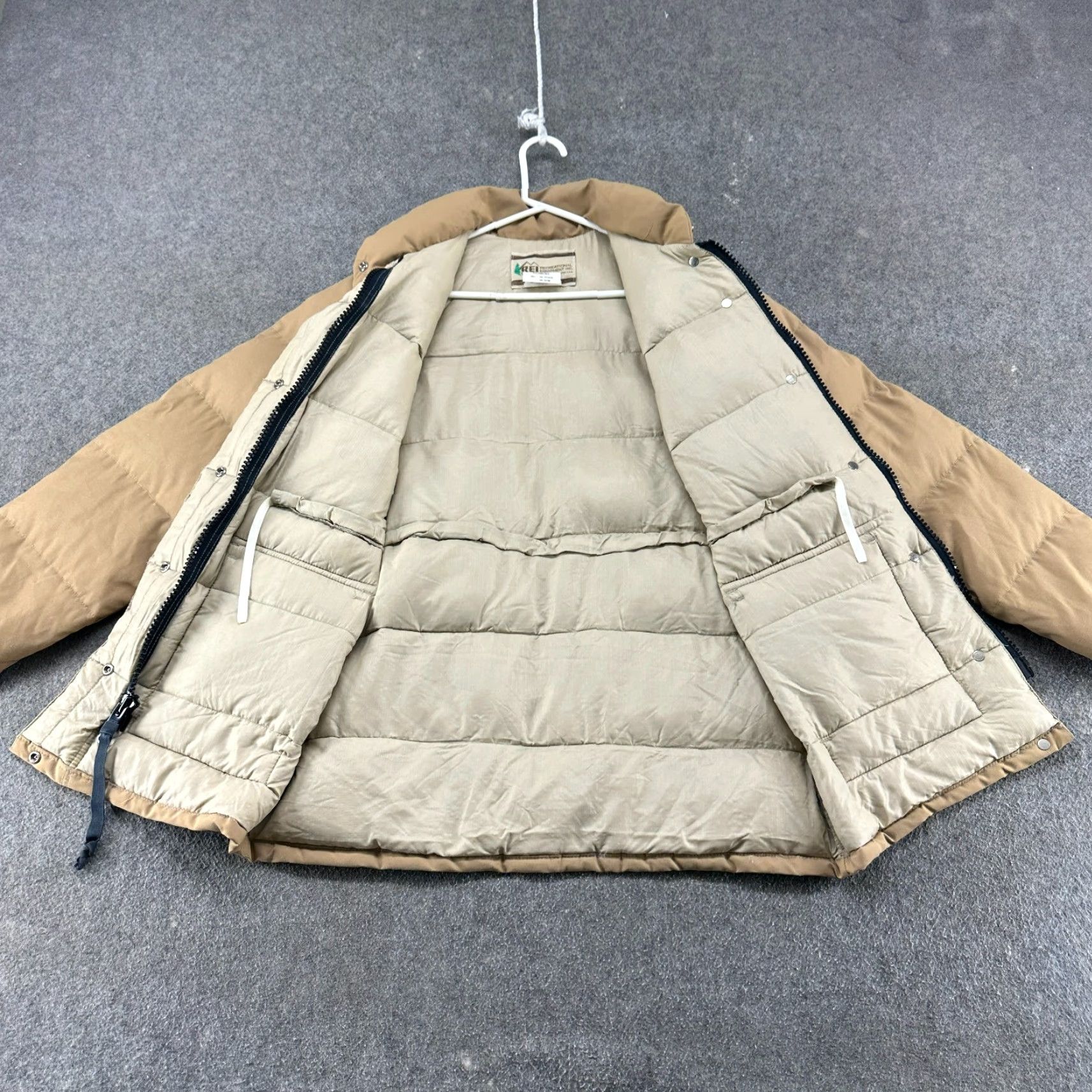 Vintage VINTAGE REI Jacket Womens M Brown Parka Puffer Lined Full Zip Polyester 80s zip Stand-Up 90s Winter Mens Size M / US 6-8 / IT 42-44 - 2 Thumbnail