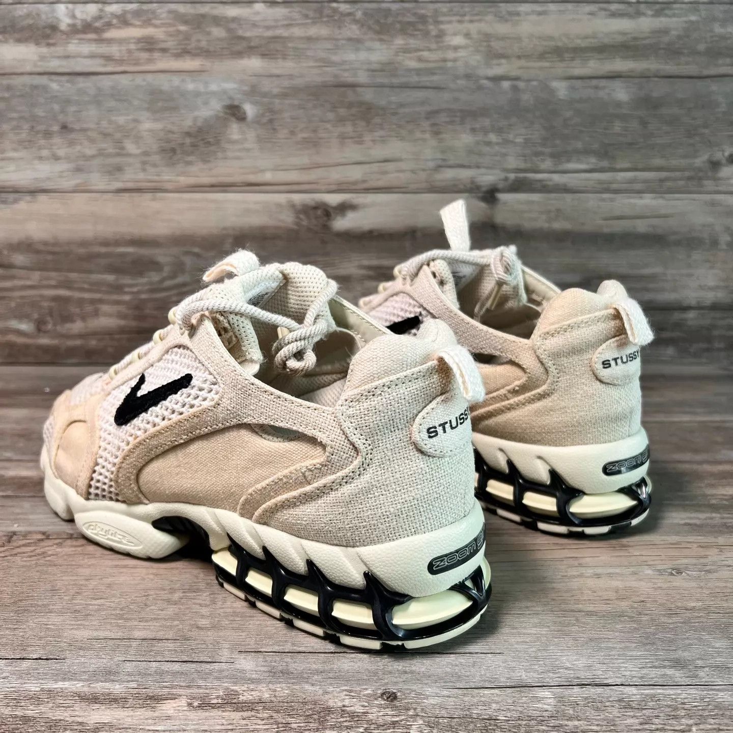 Nike Nike x Stussy Ivory Linen Desert Yellow 98 New 43 Size US 9.5 / EU 42-43 - 4 Thumbnail