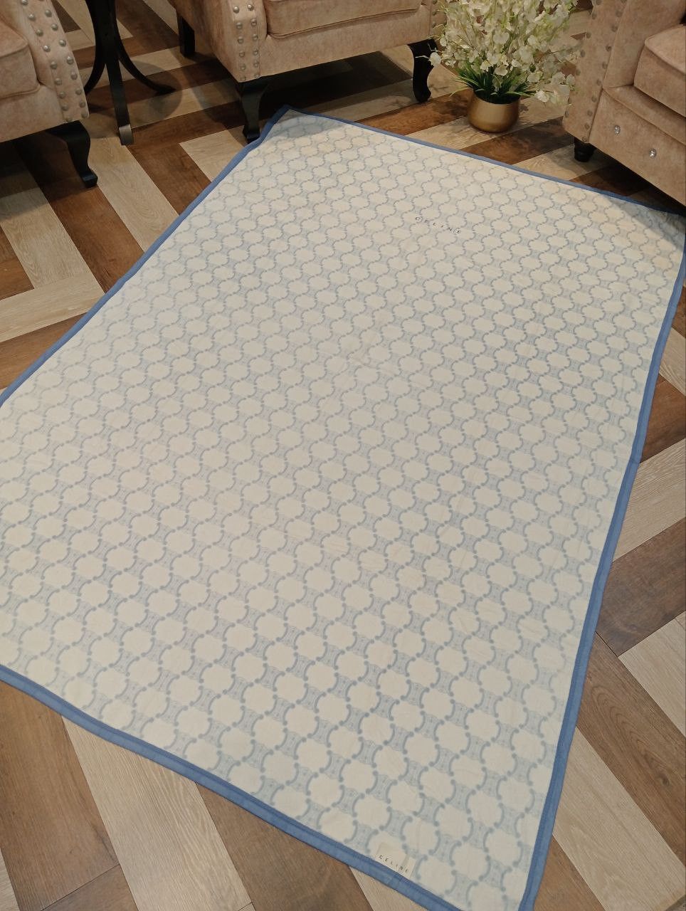 Celine LUXURY CELINE MONOGRAM BLANKET - SIZE 140cm x 200cm Size ONE SIZE - 11 Thumbnail