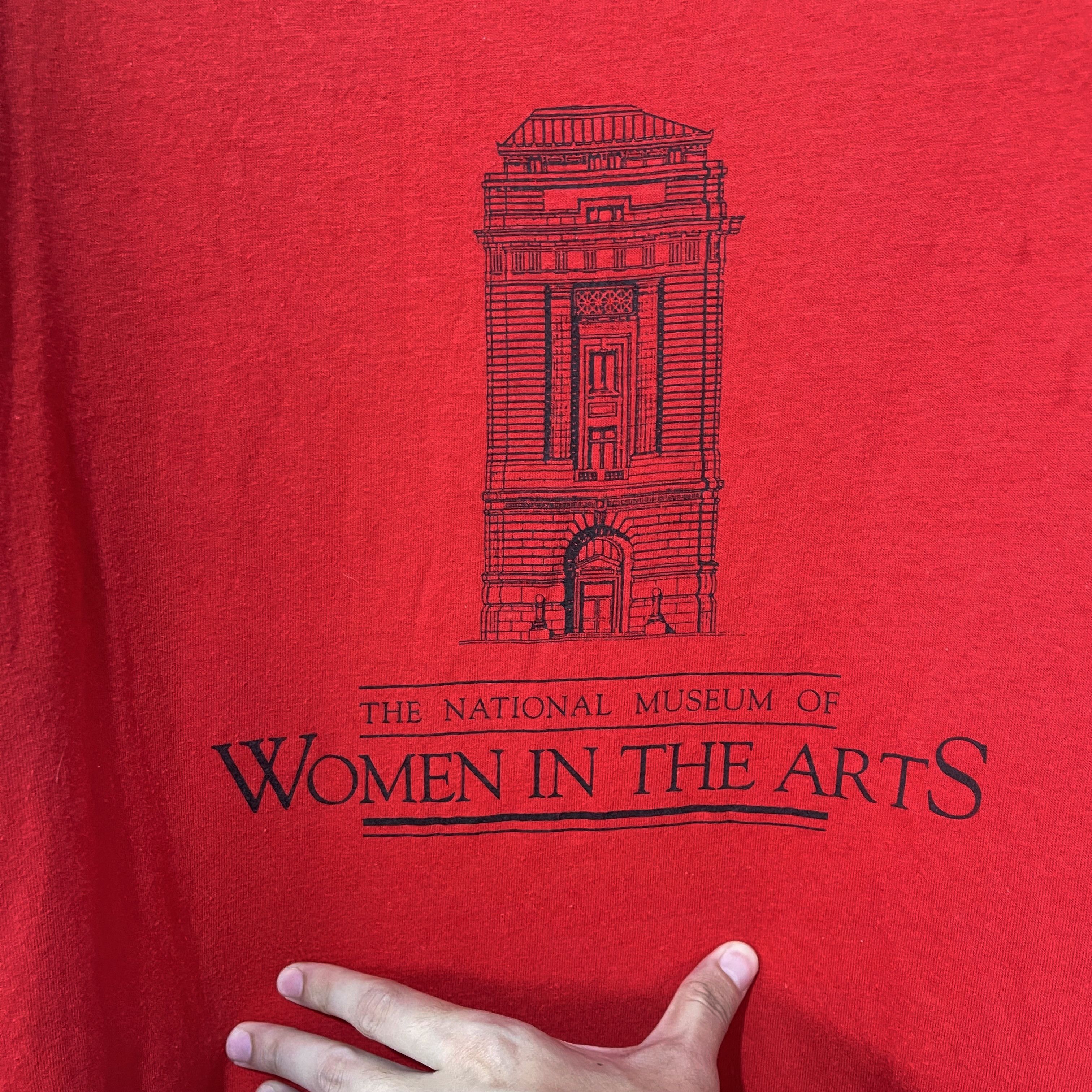 Vintage Vintage 90s National Museum of Women in the Arts T-Shirt Size US M / EU 48-50 / 2 - 2 Thumbnail