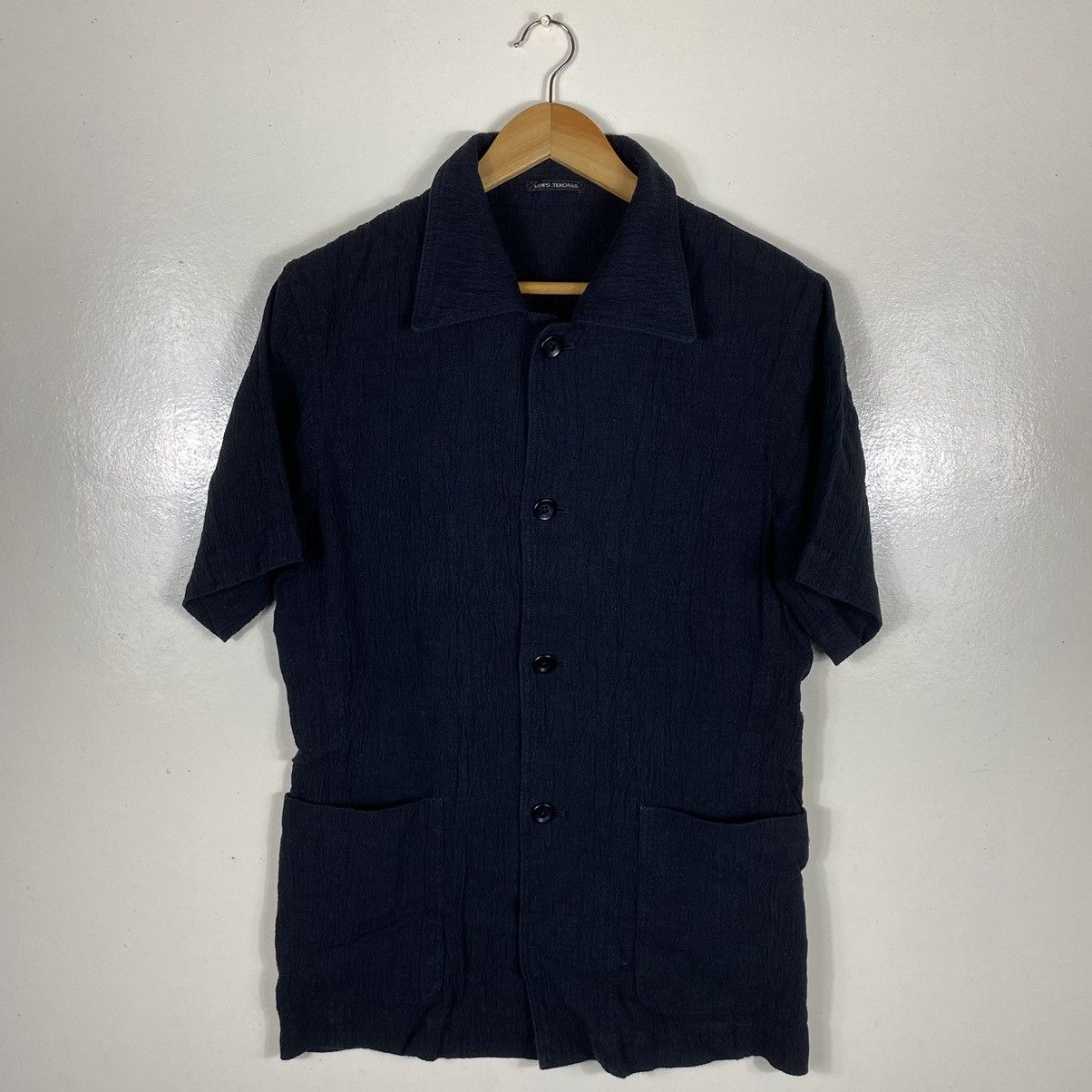 image of Japanese Designer Men’S Tenoras Short Sleeve T-Shirt in Black, Men's (Size Large)