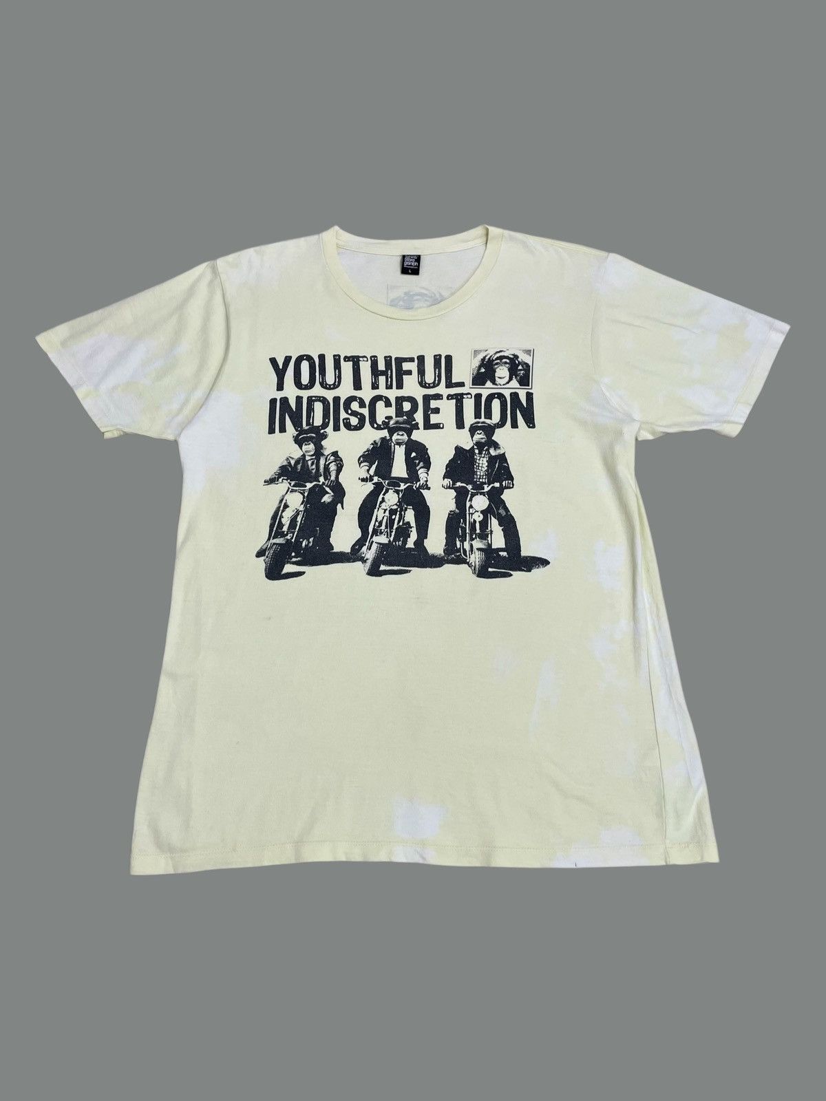 Japanese Brand Youthful Indiscretion 3 Apes Graphic Tee Size US L / EU 52-54 / 3 - 1 Thumbnail