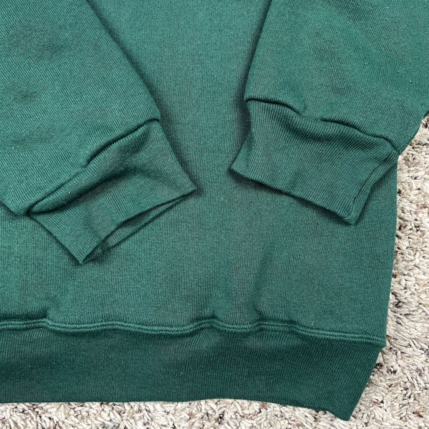 Vintage VINTAGE Aurora University Sweatshirt Crewneck Adult M Green 90s Lined Pullover Shirt Mens Size US M / EU 48-50 / 2 - 5 Thumbnail
