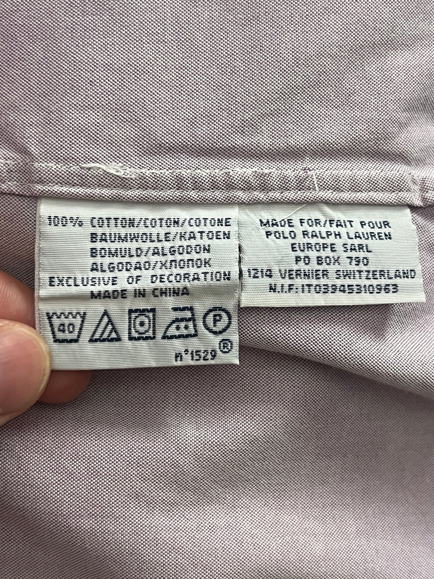 Polo Ralph Lauren × Vintage Polo by Ralph Lauren Vintage Men's Oxford Dress Shirt - L Size US L / EU 52-54 / 3 - 7 Thumbnail