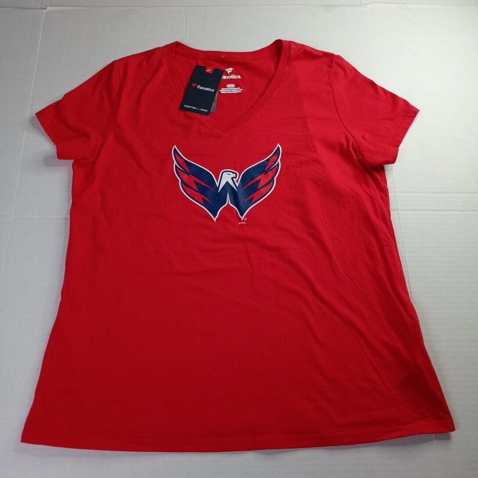 & Other Stories Washington Capitals T-shirt Women's L Large Fanatics Red Size L / US 10 / IT 46 - 1 Thumbnail
