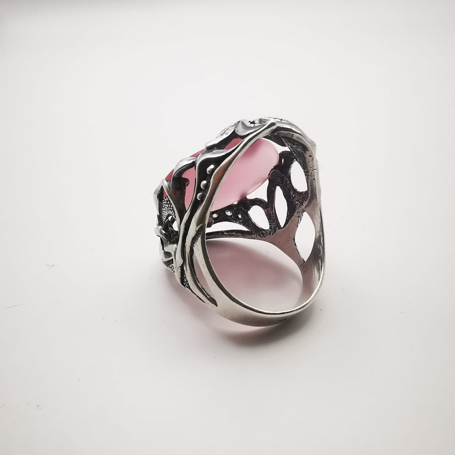 Sterling Silver × Vintage Vintage 925 Sterling Silver Ulexite, Cetrine size 9 Size ONE SIZE - 2 Thumbnail