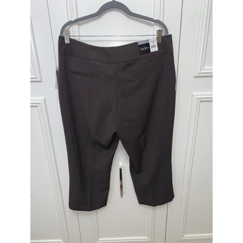 Nicole Miller NWT Nicole Miller New York Women's Capri Pants Size 14 Brown Size 36" / US 14 / IT 50 - 8 Thumbnail