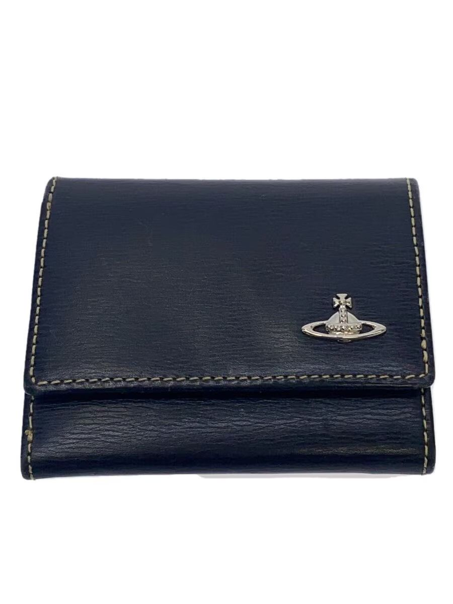 Vivienne Westwood Contrast Stitch Orb Leather Wallet Size ONE SIZE - 1 Thumbnail