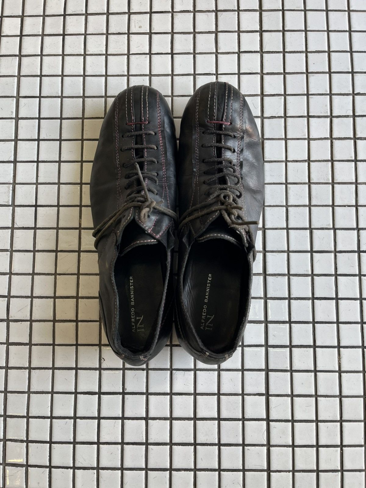 Alfredo Bannister RARE// Alfredo Bannister Black Leather Shoes Size US 10 / EU 43 - 1 Thumbnail
