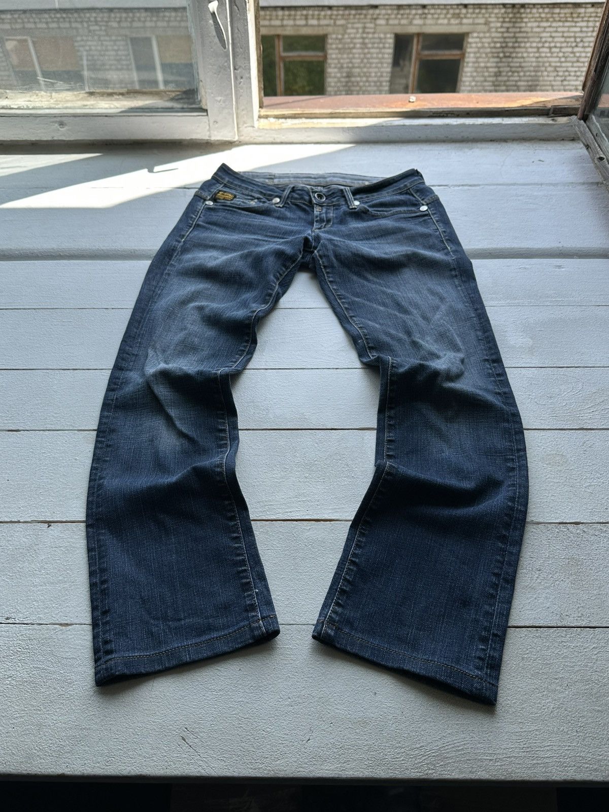 G-Star VNTG🚨G STAR RAW Jeans Low Rise Washed Distressed Denim y2k Size 30" / US 8 / IT 44 - 1 Thumbnail