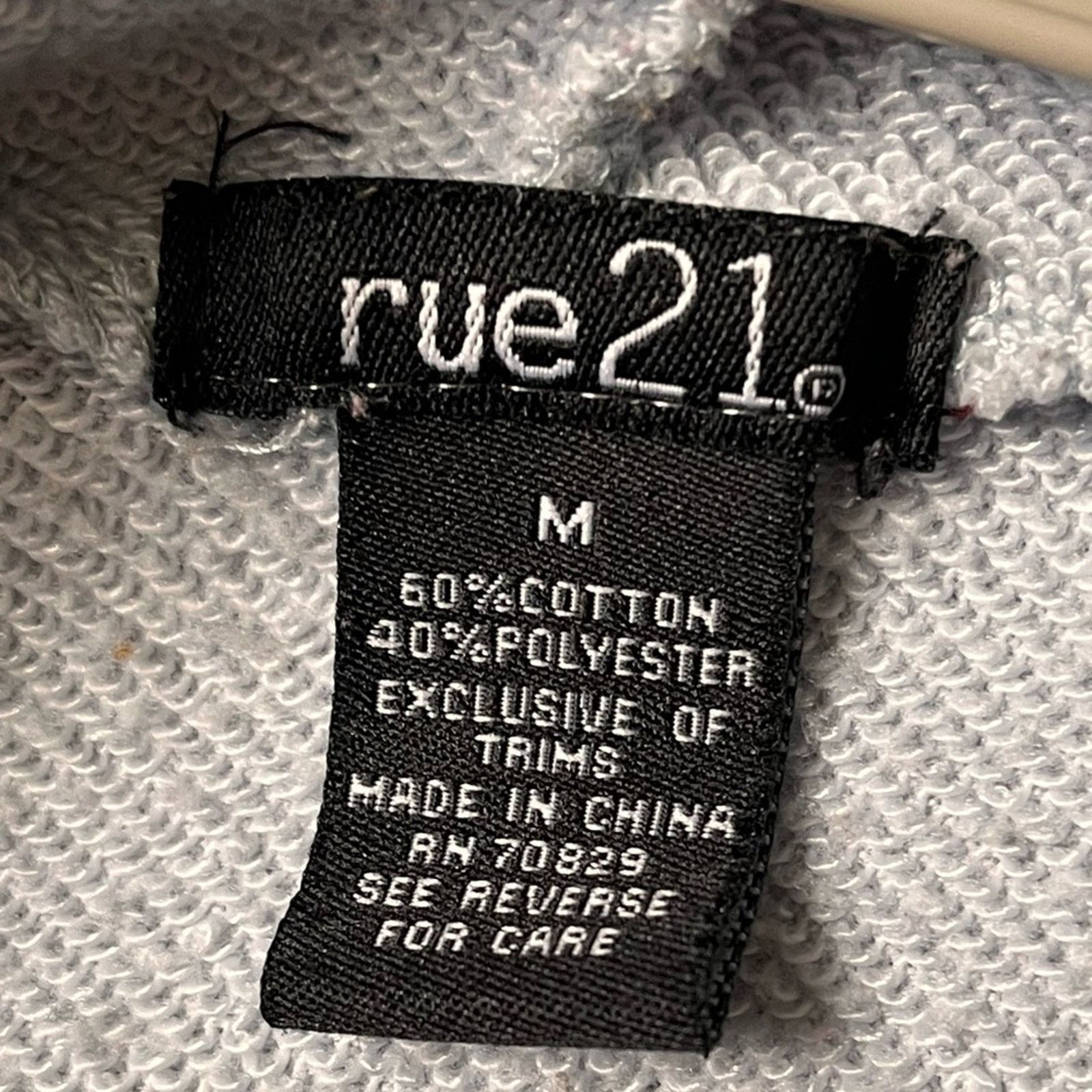 rue21 Rue 21 Baby blue crop hoodie size medium Size M / US 6-8 / IT 42-44 - 2 Thumbnail