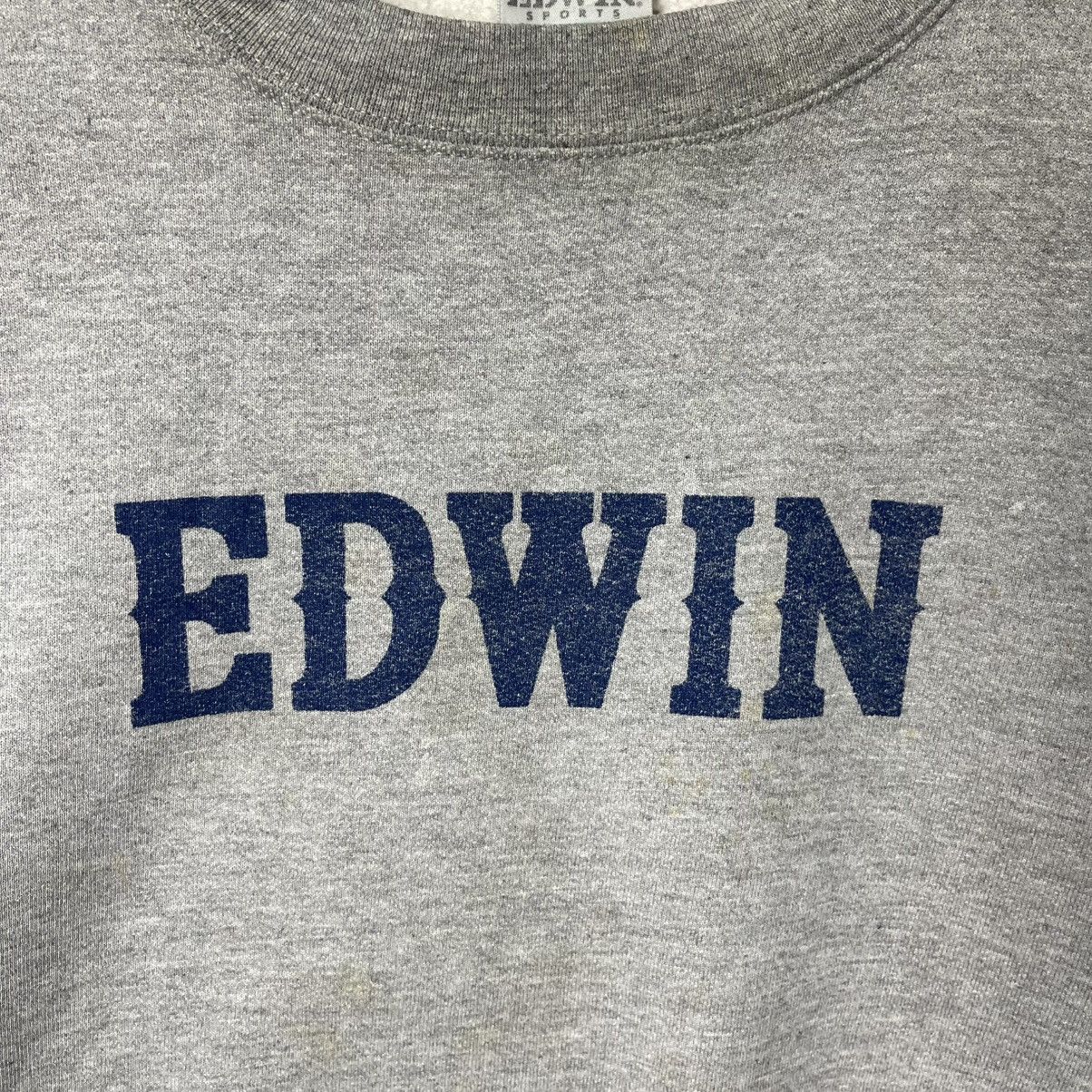 Edwin Vintage EDWIN Sports Logo Crewneck Sweatshirt Made in USA Size US XL / EU 56 / 4 - 3 Thumbnail