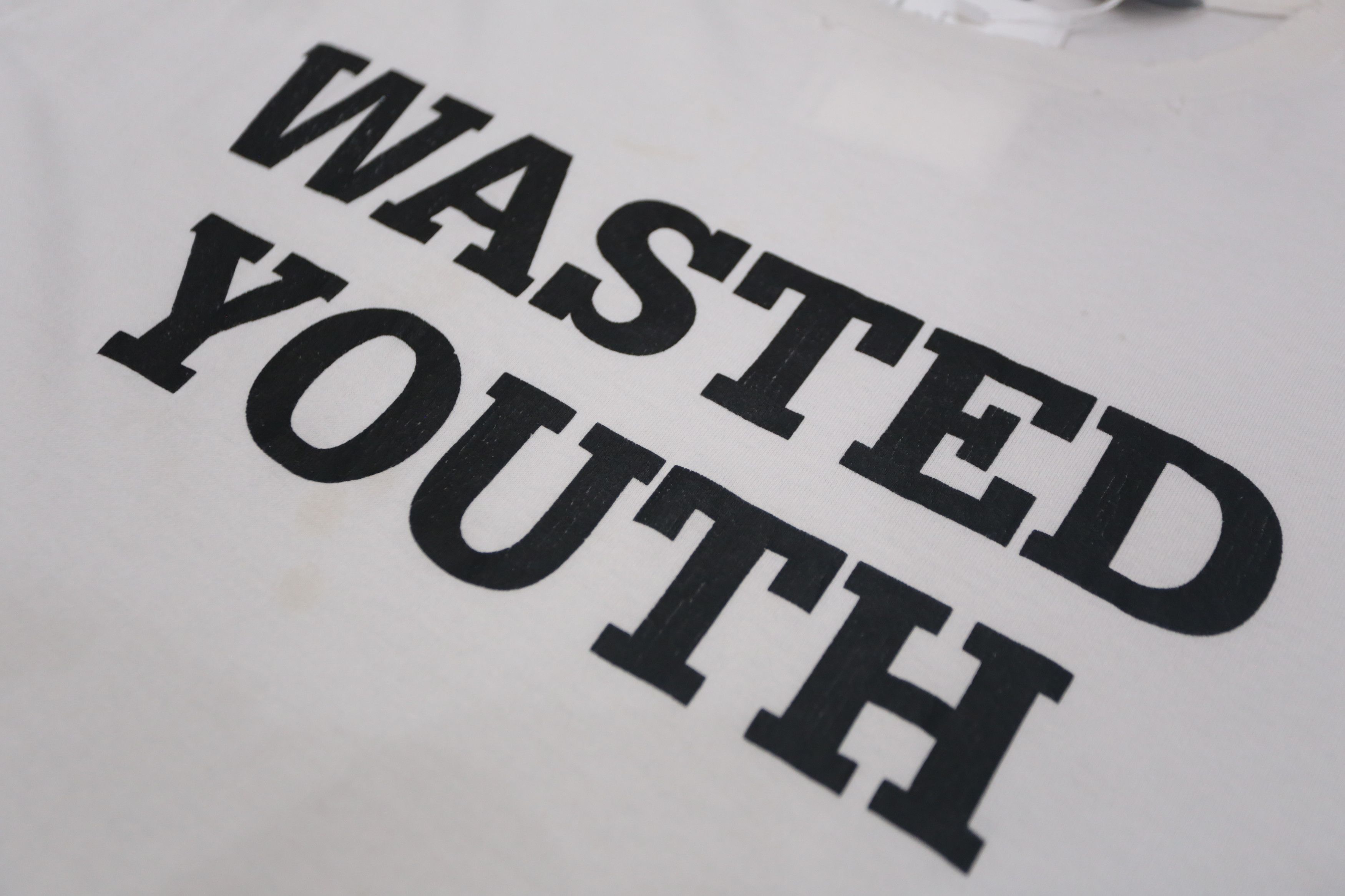 Number (N)ine Number Nine - S/S 06 - "Wasted Youth" Slogan Tee Size US L / EU 52-54 / 3 - 7 Thumbnail
