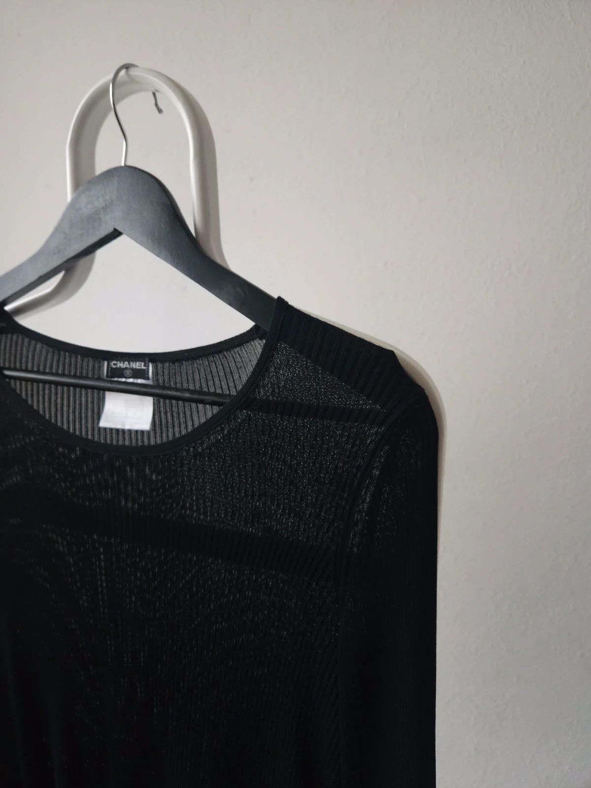 Chanel SS2001 Chanel viscose ribbed see through knit Size S / US 4 / IT 40 - 4 Thumbnail