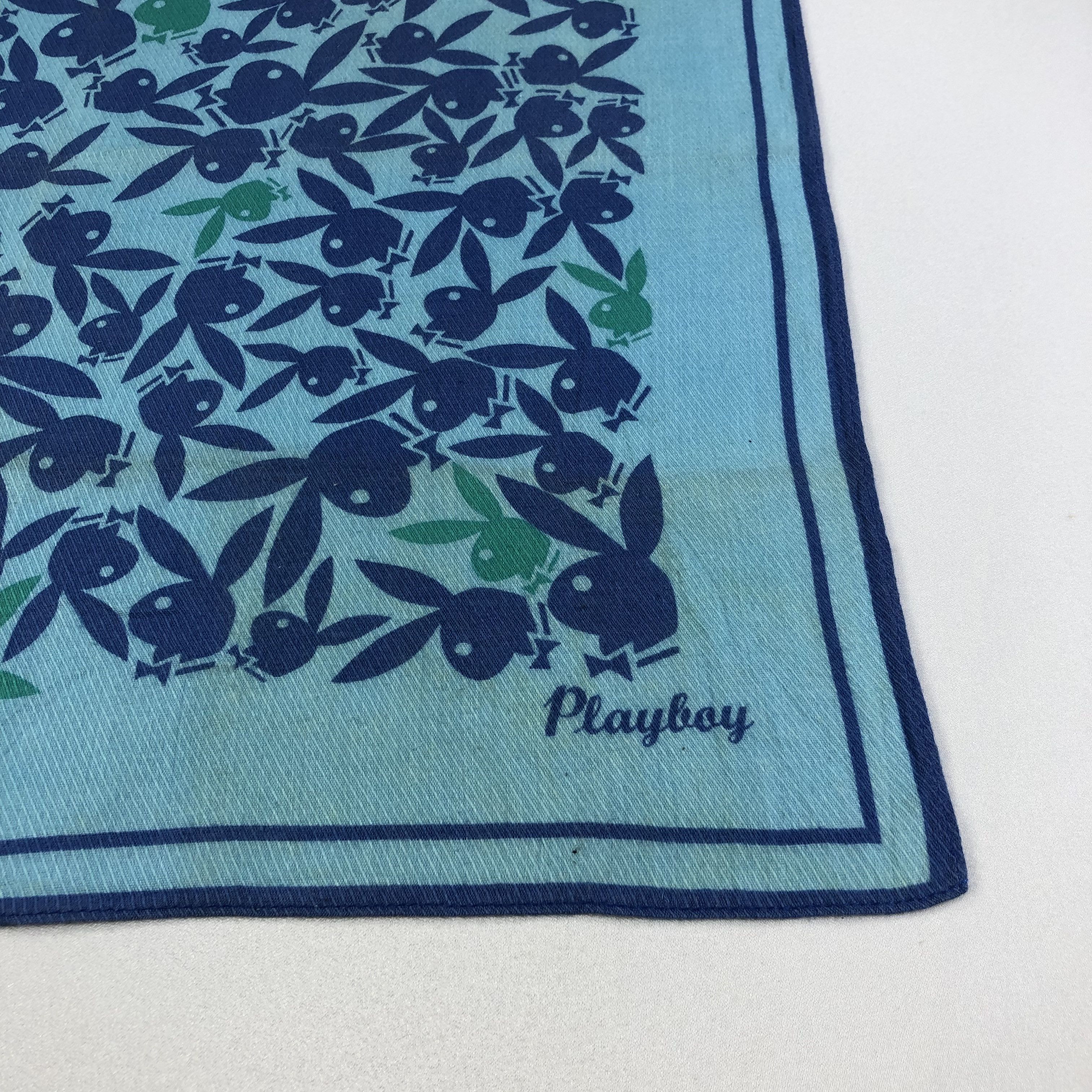 Playboy × Vintage Playboy Handkerchief Neckerchief Bandana H1681 Size ONE SIZE - 5 Thumbnail
