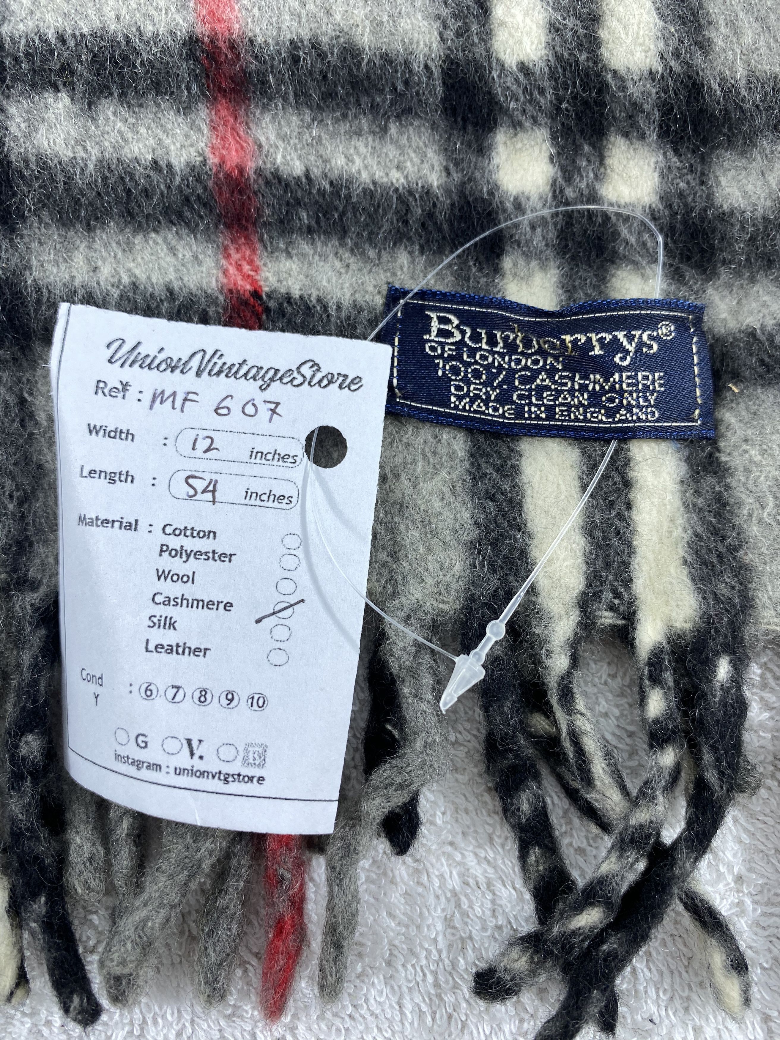 Burberry Vintage Burberry Scarf/Muffler/Neckwear MF607 Size ONE SIZE - 6 Thumbnail