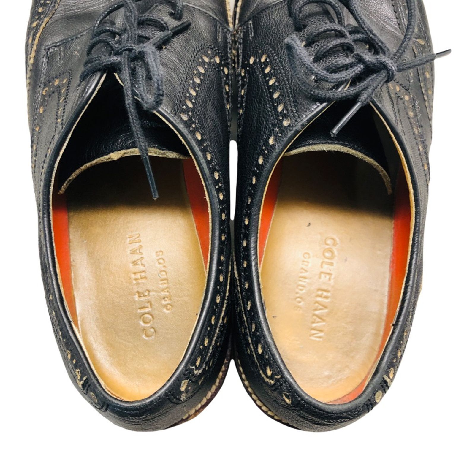 Cole Haan Cole Haan Shoes Lenox Hill Grand Brogue Wingtips Black 10.5 Size US 10.5 / EU 43-44 - 6 Thumbnail