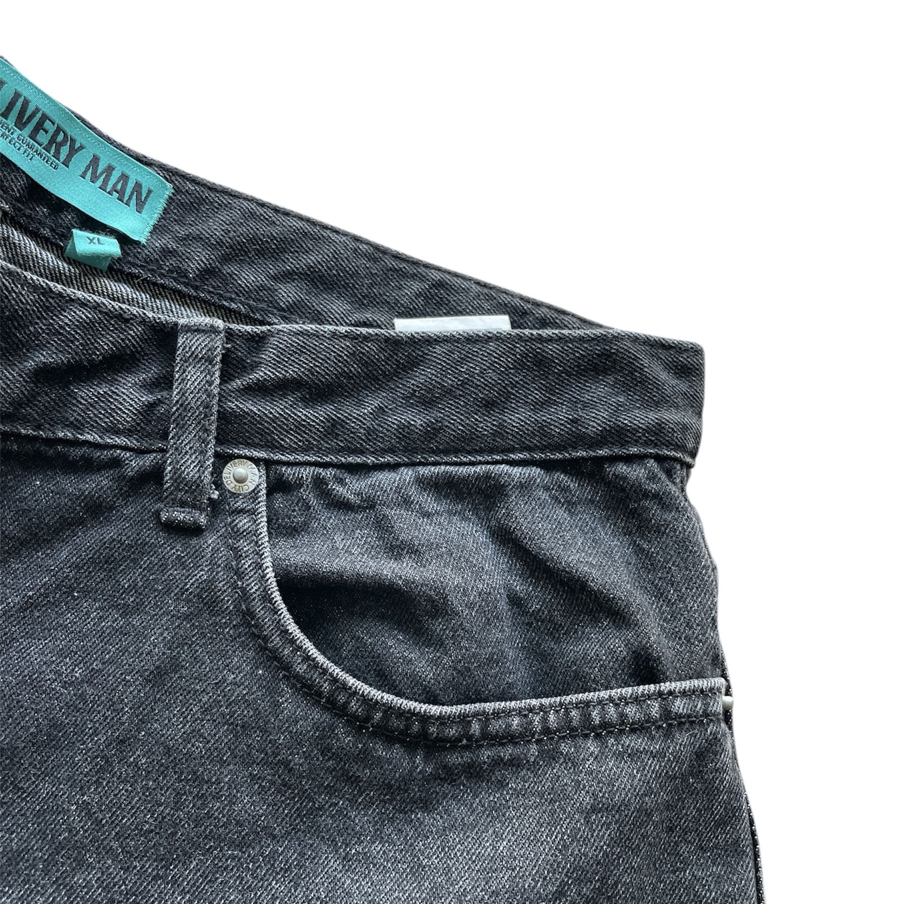 Japanese Brand Baggy skater hiphop washed denim jean shorts Size US 34 / EU 50 - 3 Thumbnail