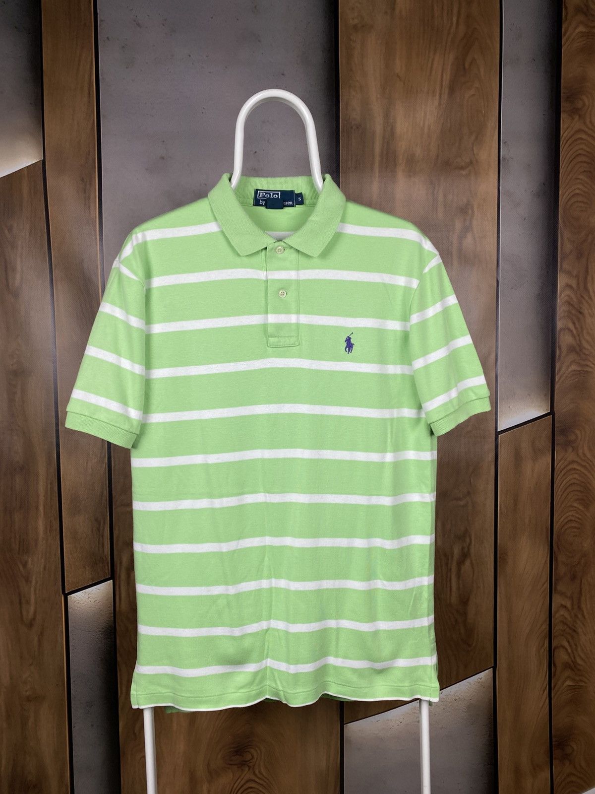 Polo Ralph Lauren 🎠Vintage 90s Polo T-Shirt Polo Ralph Lauren Striped VTG Tee🎠 Size US S / EU 44-46 / 1 - 1 Thumbnail