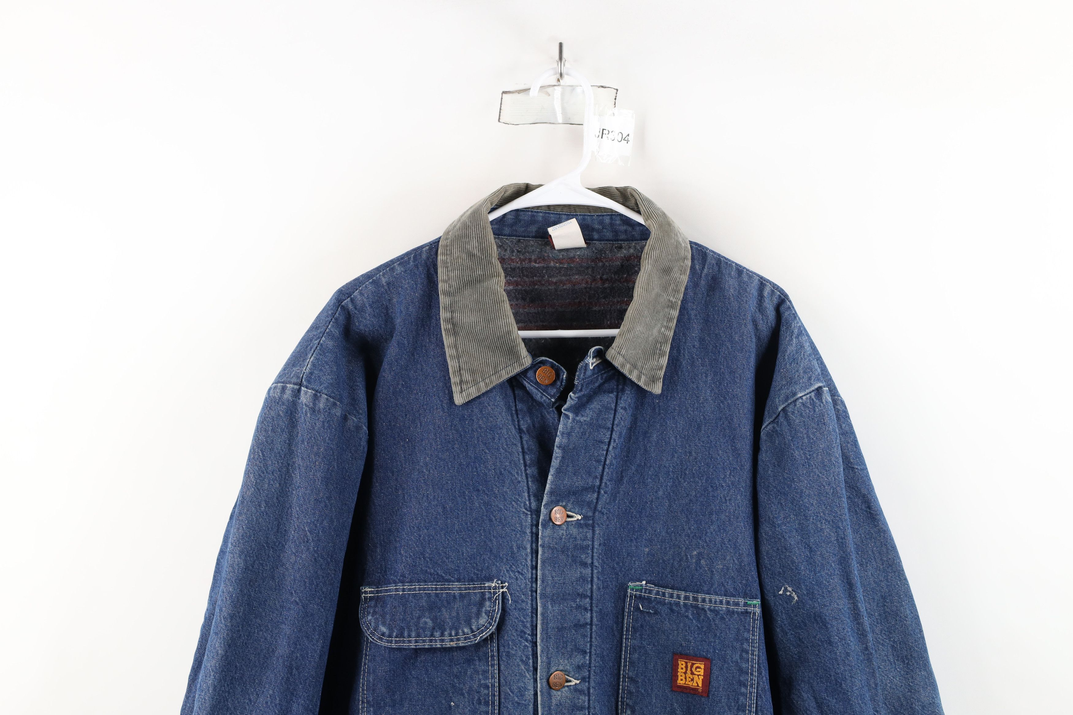 Vintage Vintage 70s Big Ben Lined Denim Chore Barn Jacket USA