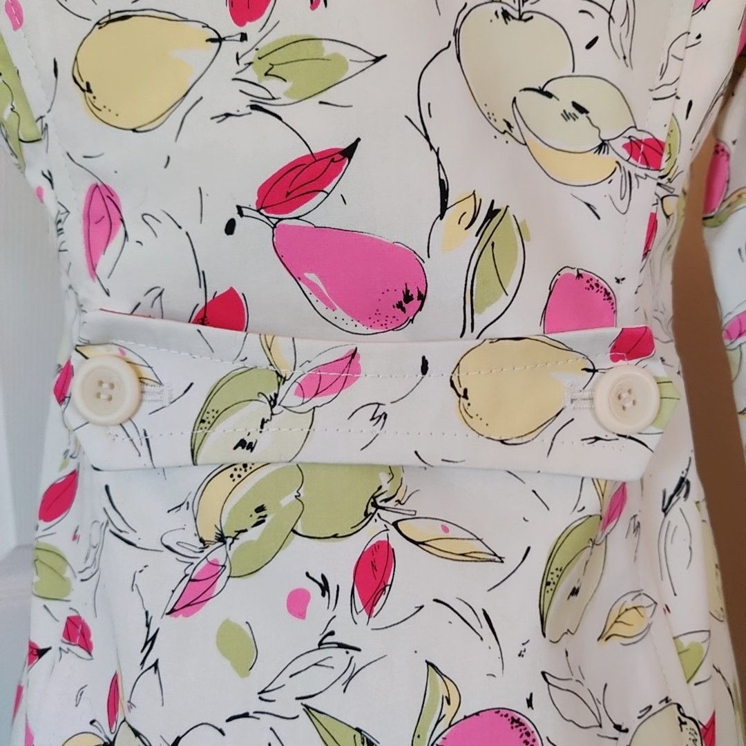 Loft apple print trench coat sz SP Size S / US 4 / IT 40 - 5 Thumbnail
