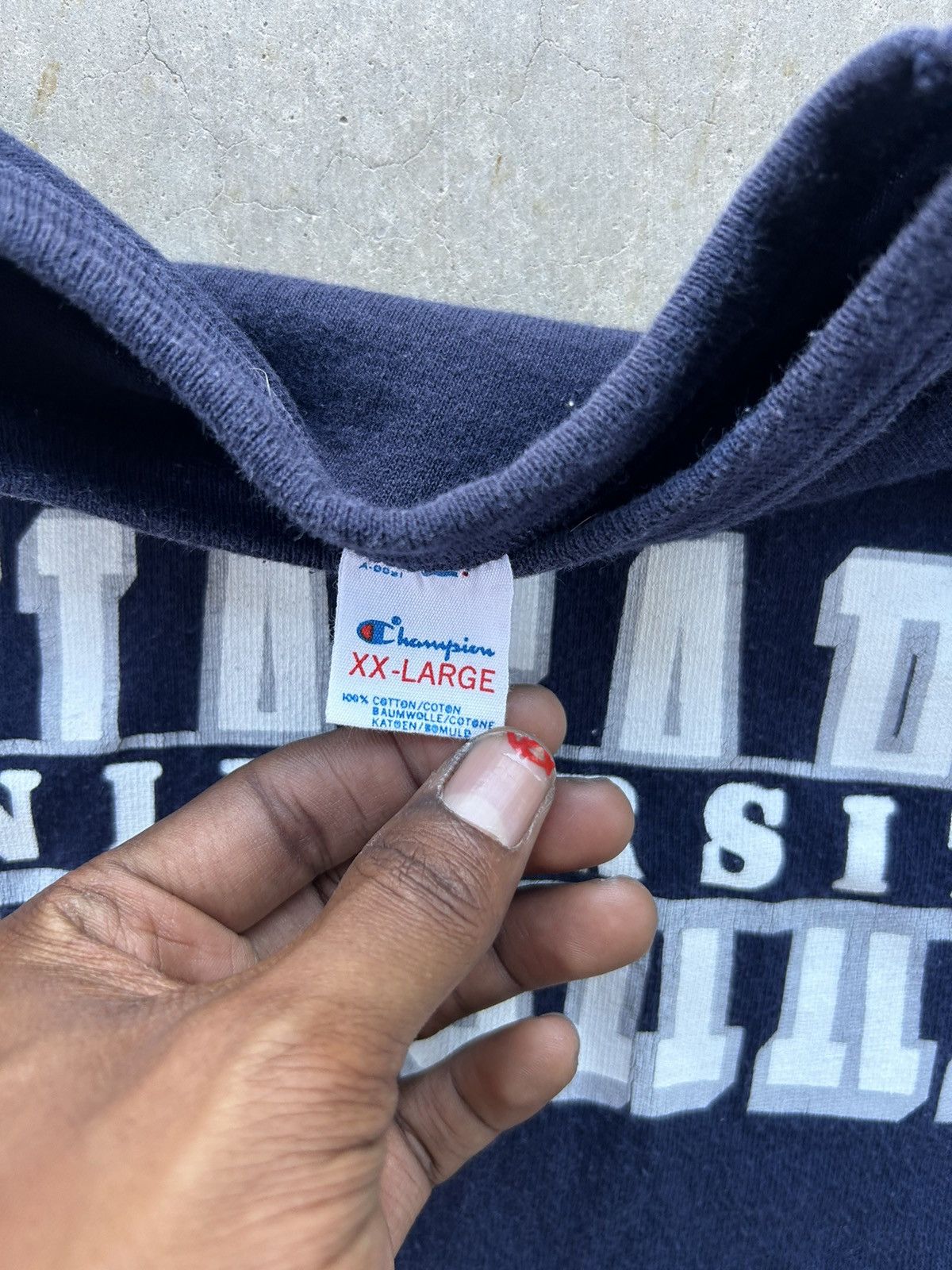 Champion × Vintage Vintage Champion Ringer Niagara University T Shirt Size US XXL / EU 58 / 5 - 5 Thumbnail