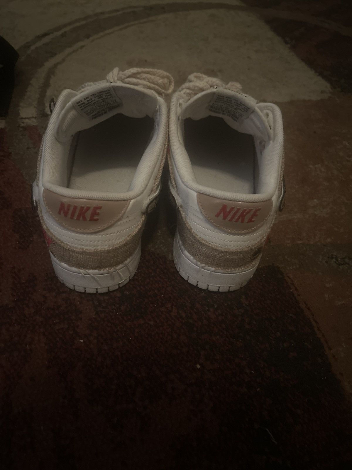 Nike Nike Dunk Low x RAW Custom Size US 11 / EU 44 - 4 Thumbnail