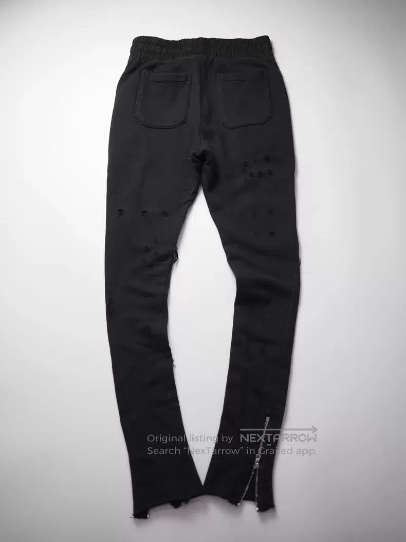 Amiri Amiri Size XS Black Destroyed Patchwork Sweatpants Size US 29 - 2 Thumbnail