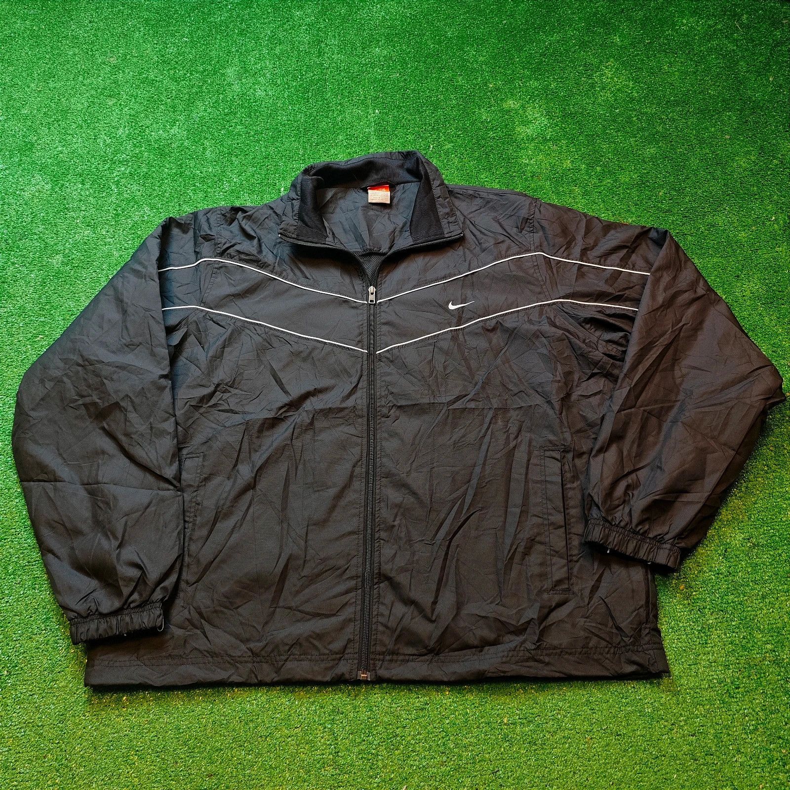 Nike × Vintage Vintage Nike Jacket Mens 2XL windbreaker zip outdoors y2k Size US XXL / EU 58 / 5 - 1 Thumbnail