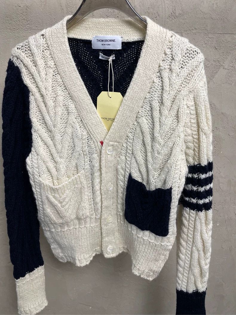 Thom Browne Thom browne Tibetan blue beige white stitching four-striped Size US XS / EU 42 / 0 - 3 Thumbnail