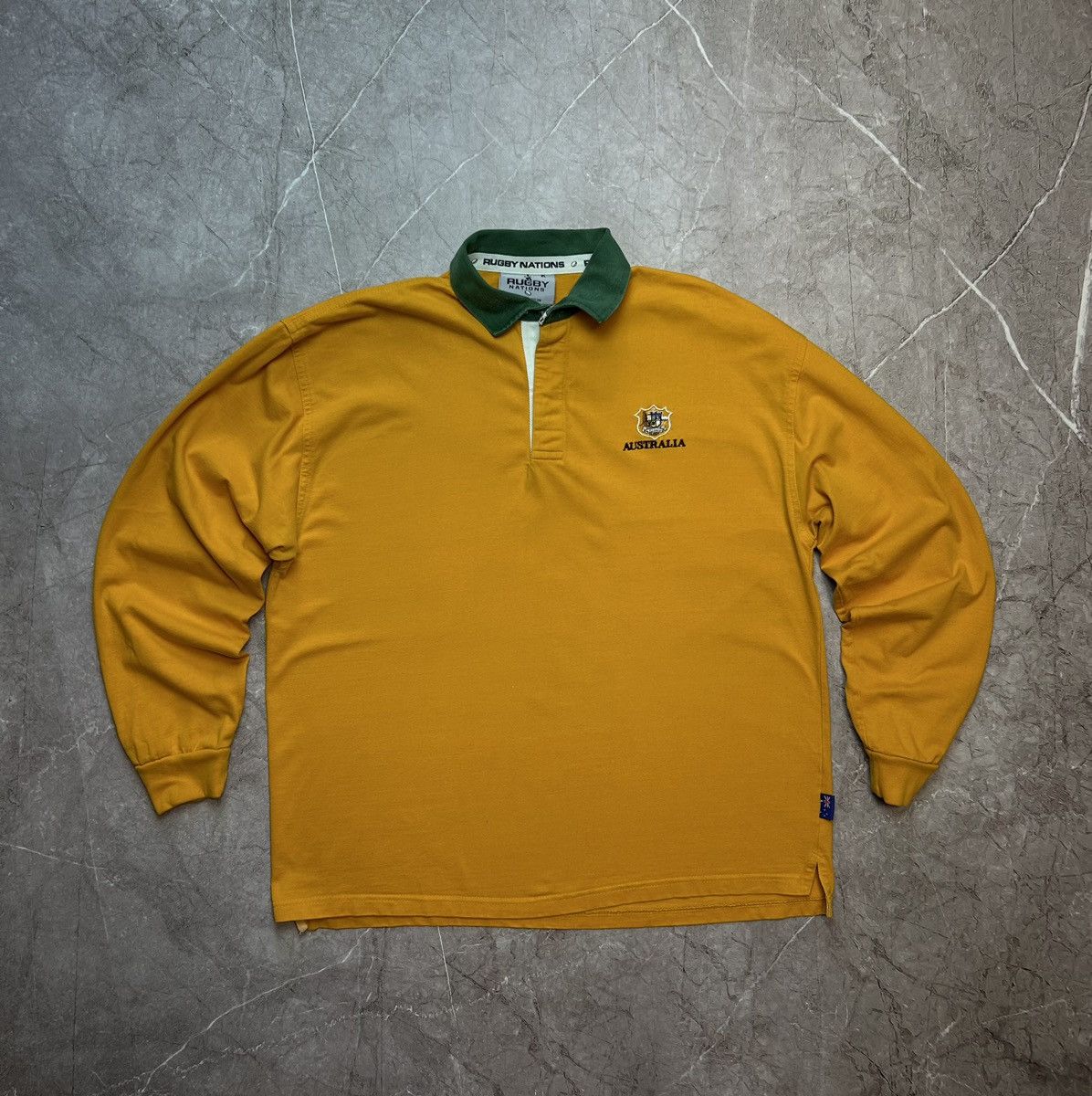 Rugby Ralph Lauren × Vintage Vintage 90s Australia Rugby Shirt Size US L / EU 52-54 / 3 - 2 Thumbnail