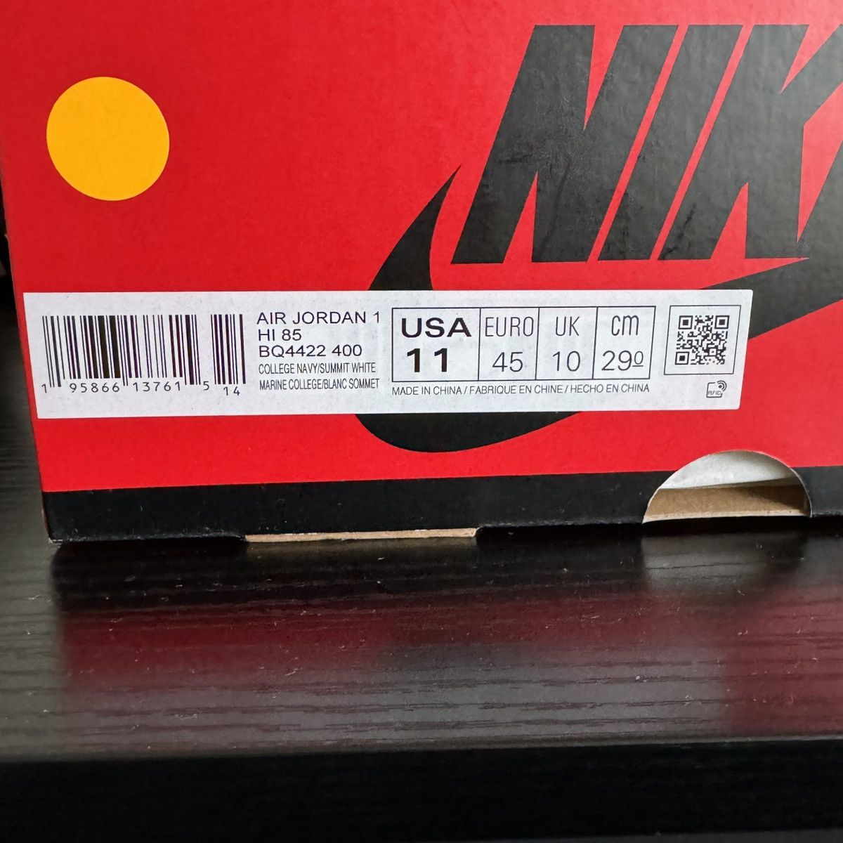 Jordan Brand Air Jordan 1 Retro High ‘85 “Georgetown” Size US 11 / EU 44 - 9 Thumbnail