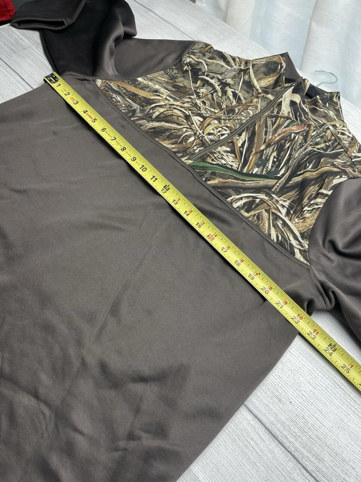 Under Armour Under Armour 1/4 Zip Pullover Shirt Men's L Realtree Size ONE SIZE - 6 Thumbnail