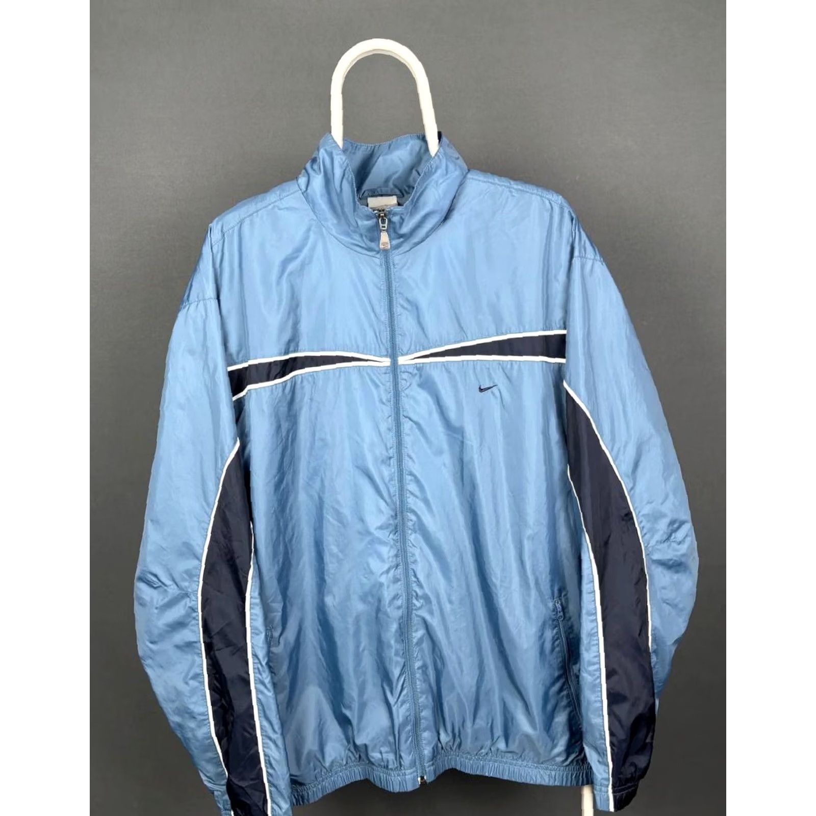 Nike VINTAGE Nike Jacket Size XL Blue Track Size US XL / EU 56 / 4 - 2 Thumbnail