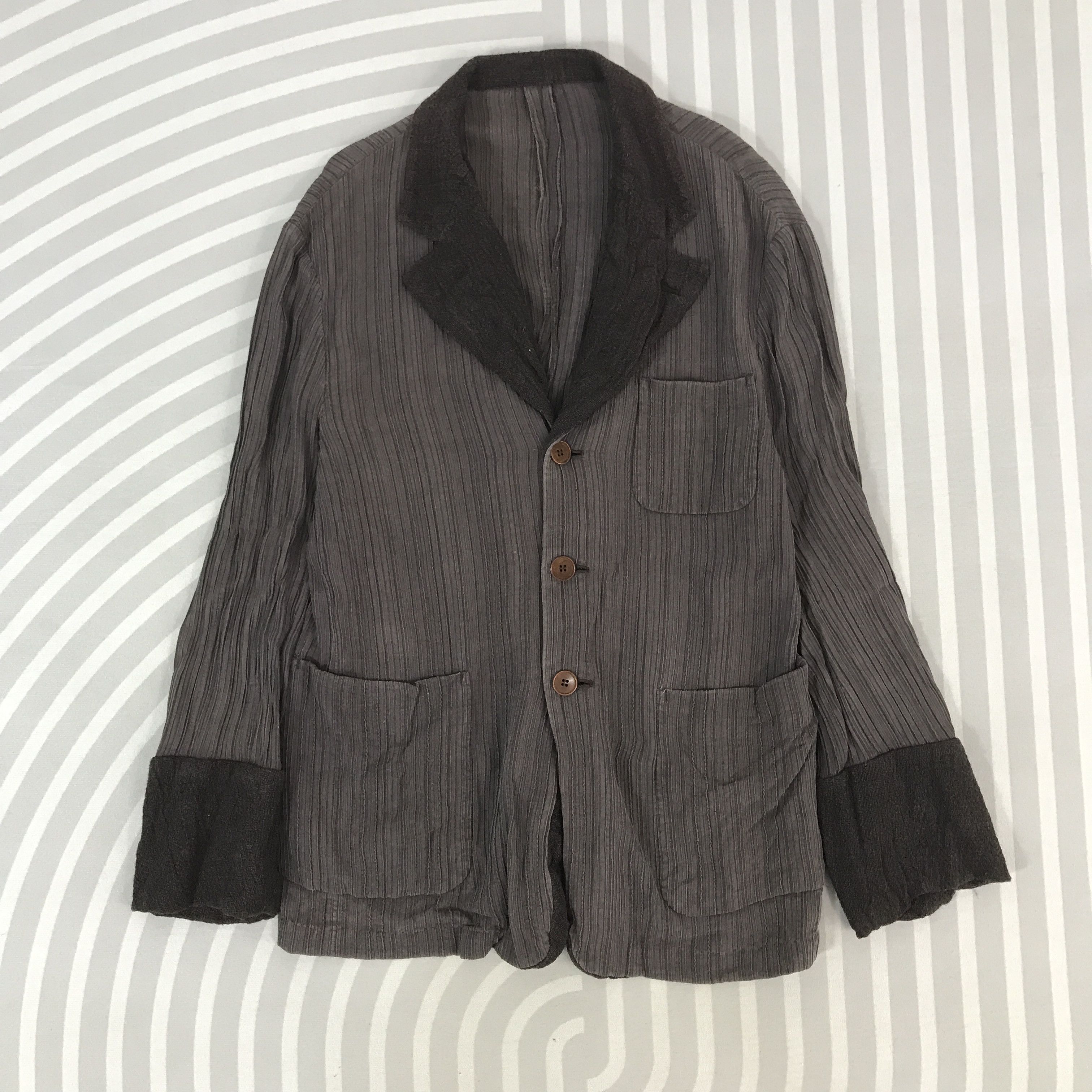 Bajra Vintage Bajra Japanese design blazer coat Jacket Size US M / EU 48-50 / 2 - 1 Thumbnail