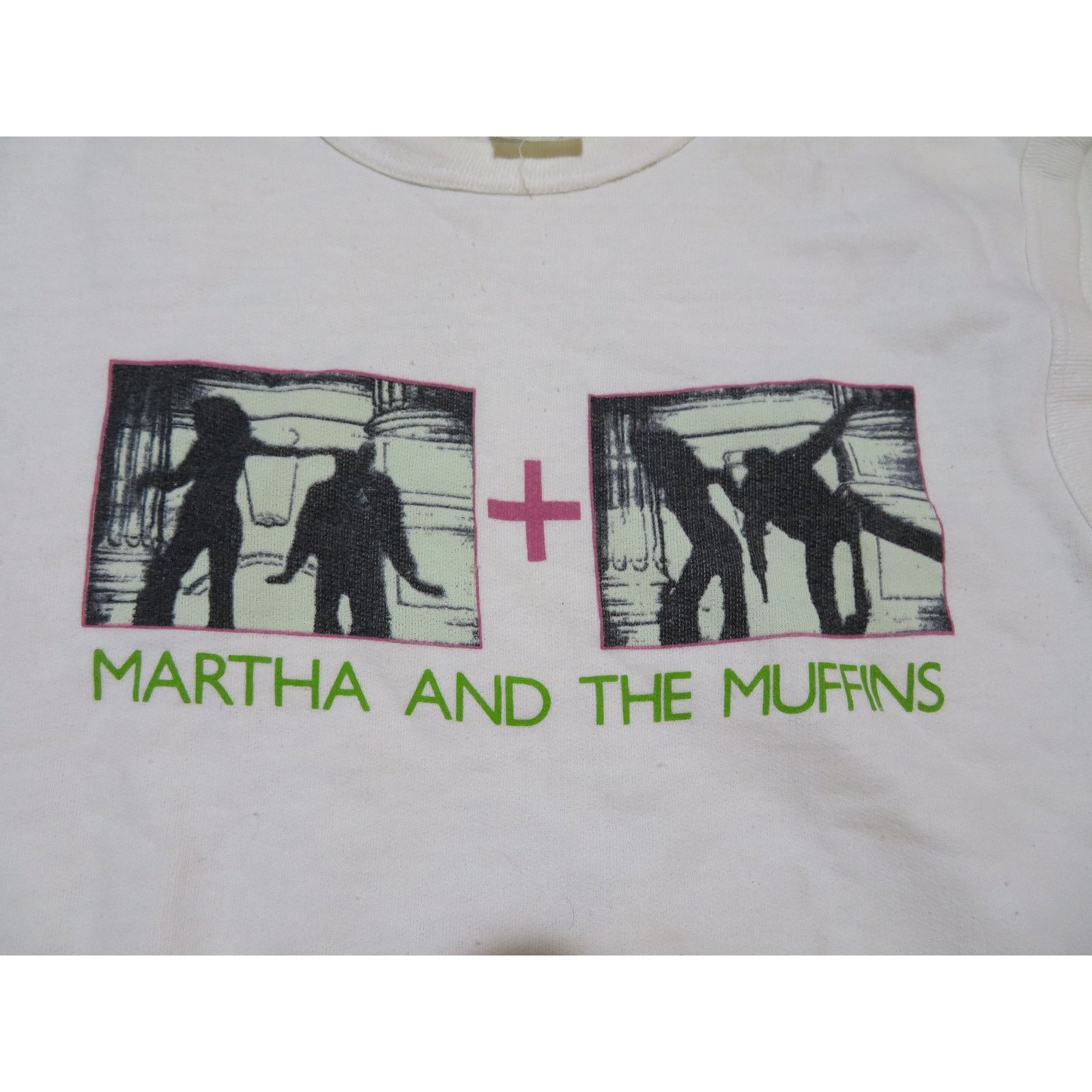 Other Martha and the Muffins Lightweight Sweatshirt White S 1980s Size US S / EU 44-46 / 1 - 2 Thumbnail