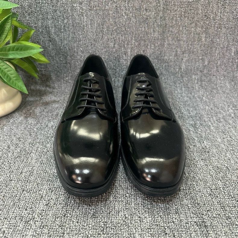 Prada PRADA Leather LaceUp Formal Shoes for Men-2506 Size US 6.5 / EU 39-40 - 2 Thumbnail