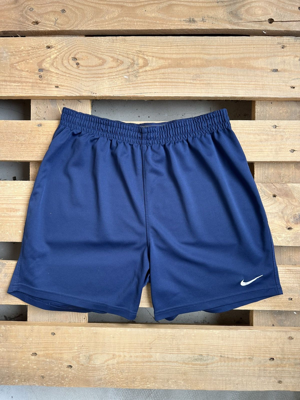 Nike Nike Vintage Navy Jersey Shorts Size US 34 / EU 50 - 1 Thumbnail